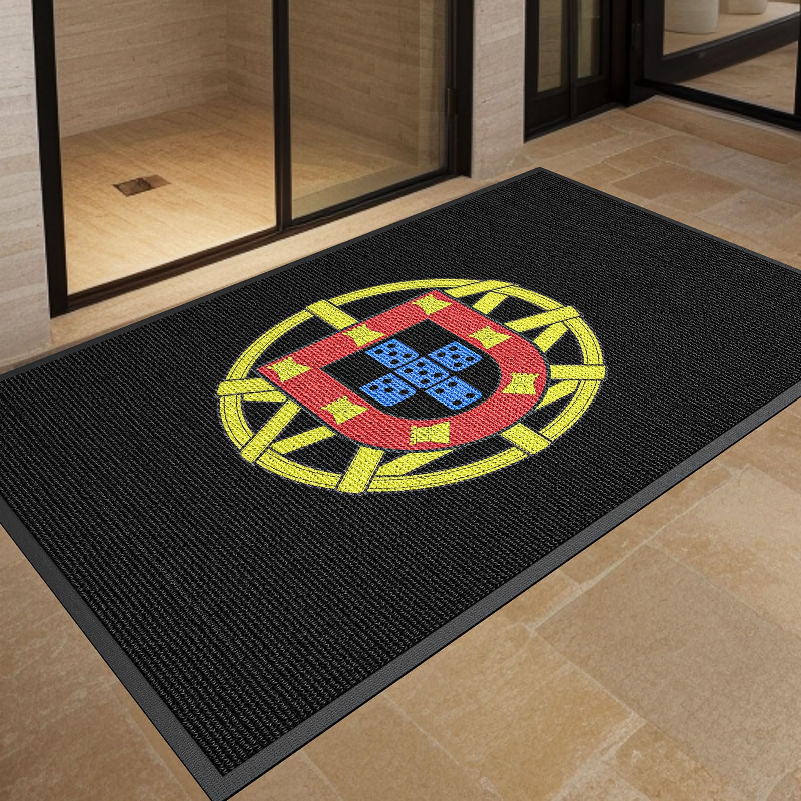 HJYZQYQ Custom Personalized Commercial Floor Mat with Any Logo Size Color Entryway Welcome Doormat Entrance Carpet for Business Indoor/Outdoor