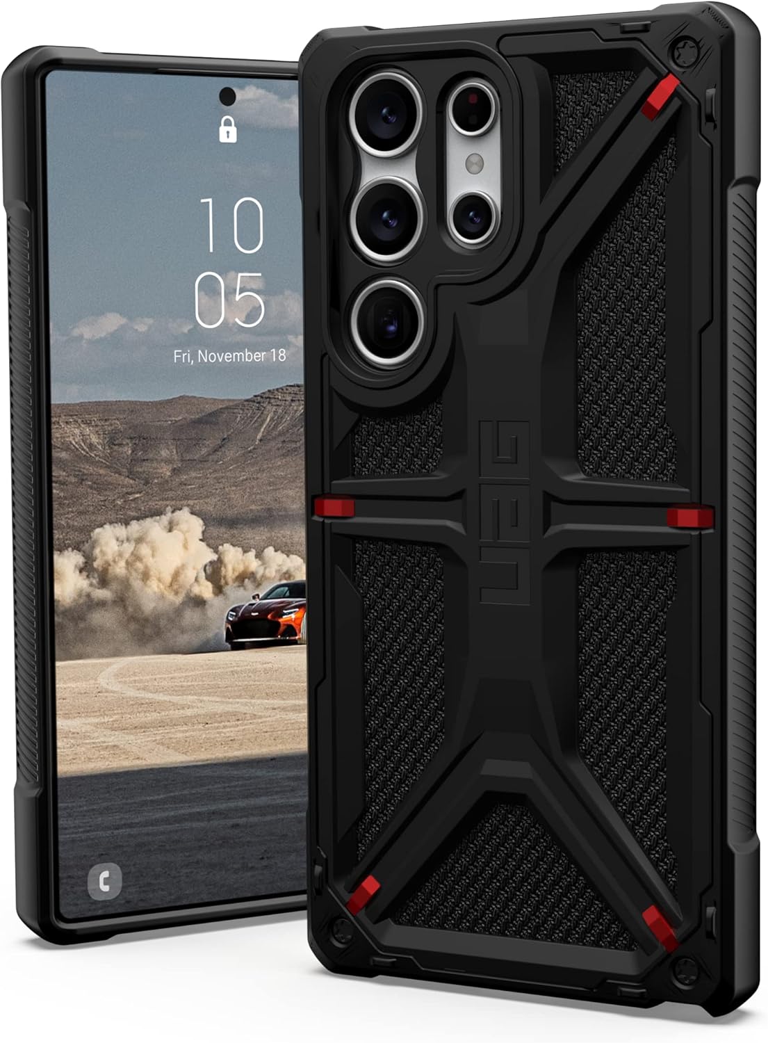 URBAN ARMOR GEAR Galaxy S23 Ultra Case Monarch Kevlar Black