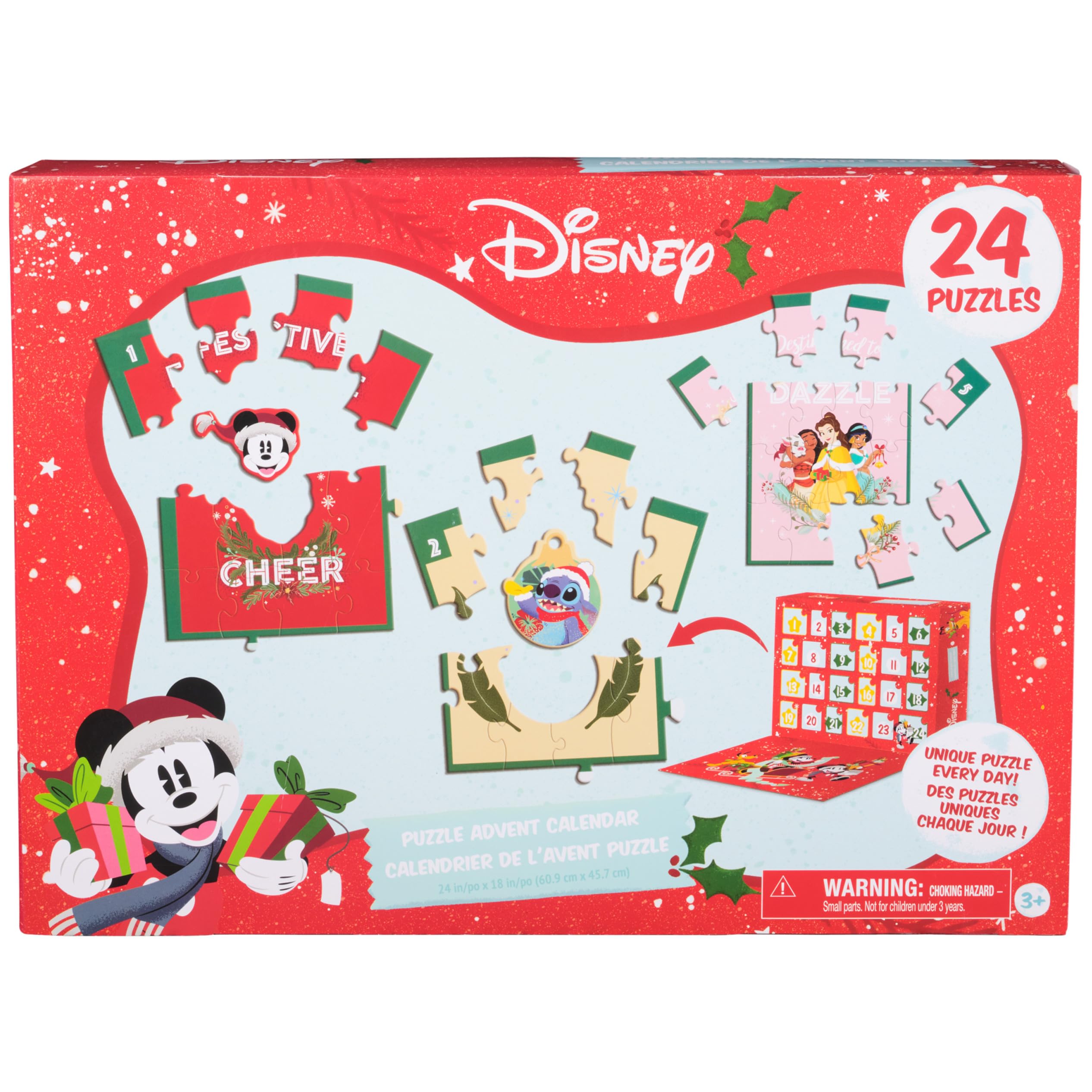 Amazon.com: Spin Master Games, Disney Puzzle Advent Calendar, 24