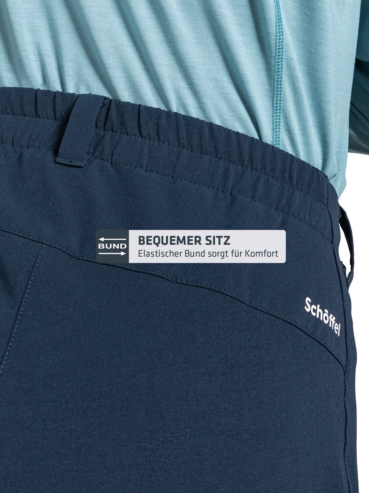 Schöffel Damen Pants Ascona Warm L, warme Wanderhose mit 4 Wege-Stretch, wasserabweisende, atmungsaktive Thermohose