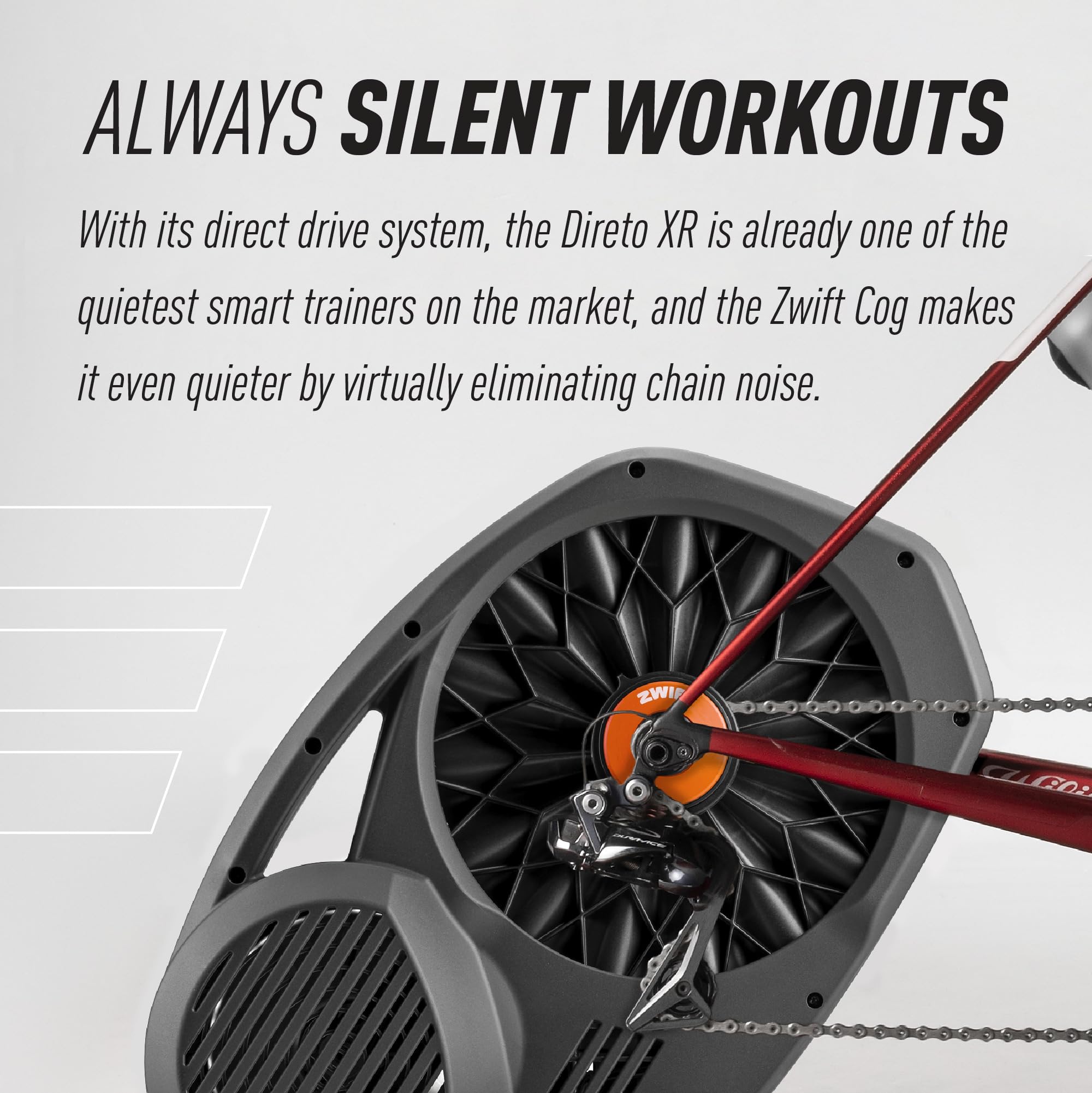 Elite Direto XR Smart Trainer com Zwift Cog & Click – Direct Drive