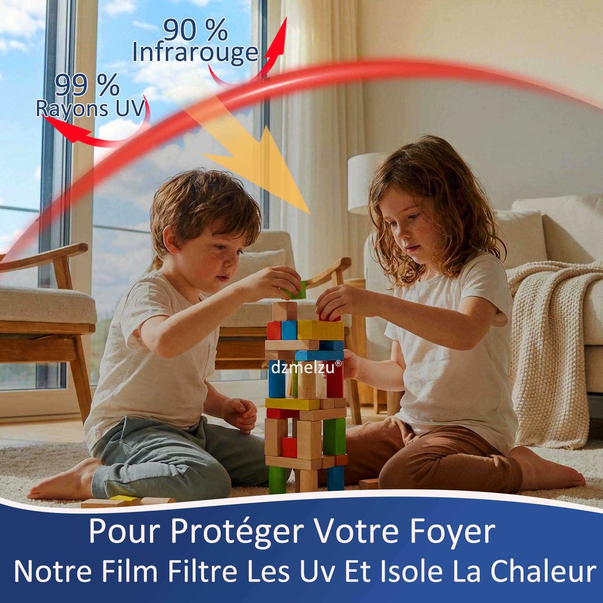 Film Fenetre Anti Regard Film Anti Chaleur et UV Bon Effet Miroir sans Tain Solaire Fenetre avec Kit Protection de La Vie Privée Film Occultant Fenêtre (Argenté (Pas de Adhésif, 76 * 200 CM)