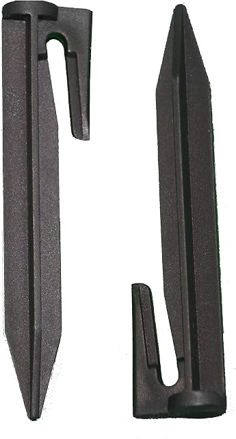 G greengrass tools Hook Pegs for Robotic Lawnmower Cable Pegs Wire Attachment ERD Anchor - Shatterproof Reinforced - Compatible with Husqvarna, Gardena, Worx, Robomow, Yard Force, Bosch, Pieces: 300
