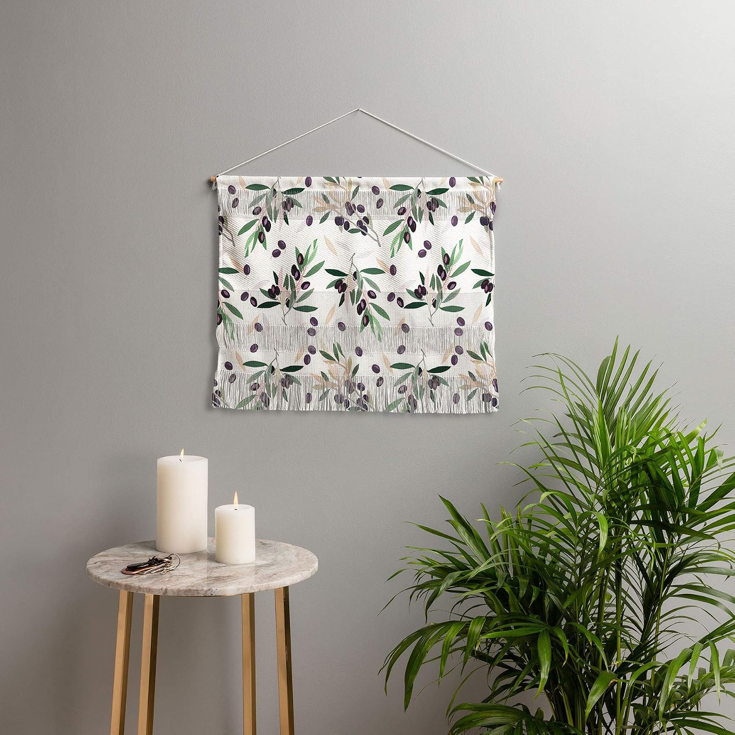 Deny Designs Olivia Sprig Iveta Abolina Fiber Wall Hanging, Small Landscape (22” x 16