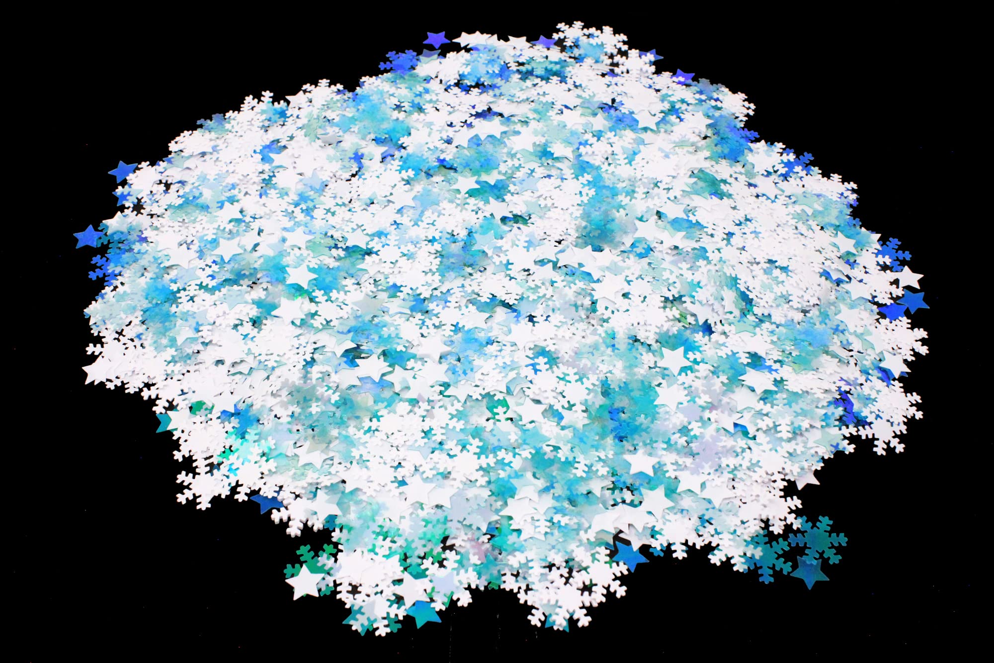 Bright Ideas Sequins, White & Iridescent, 100g