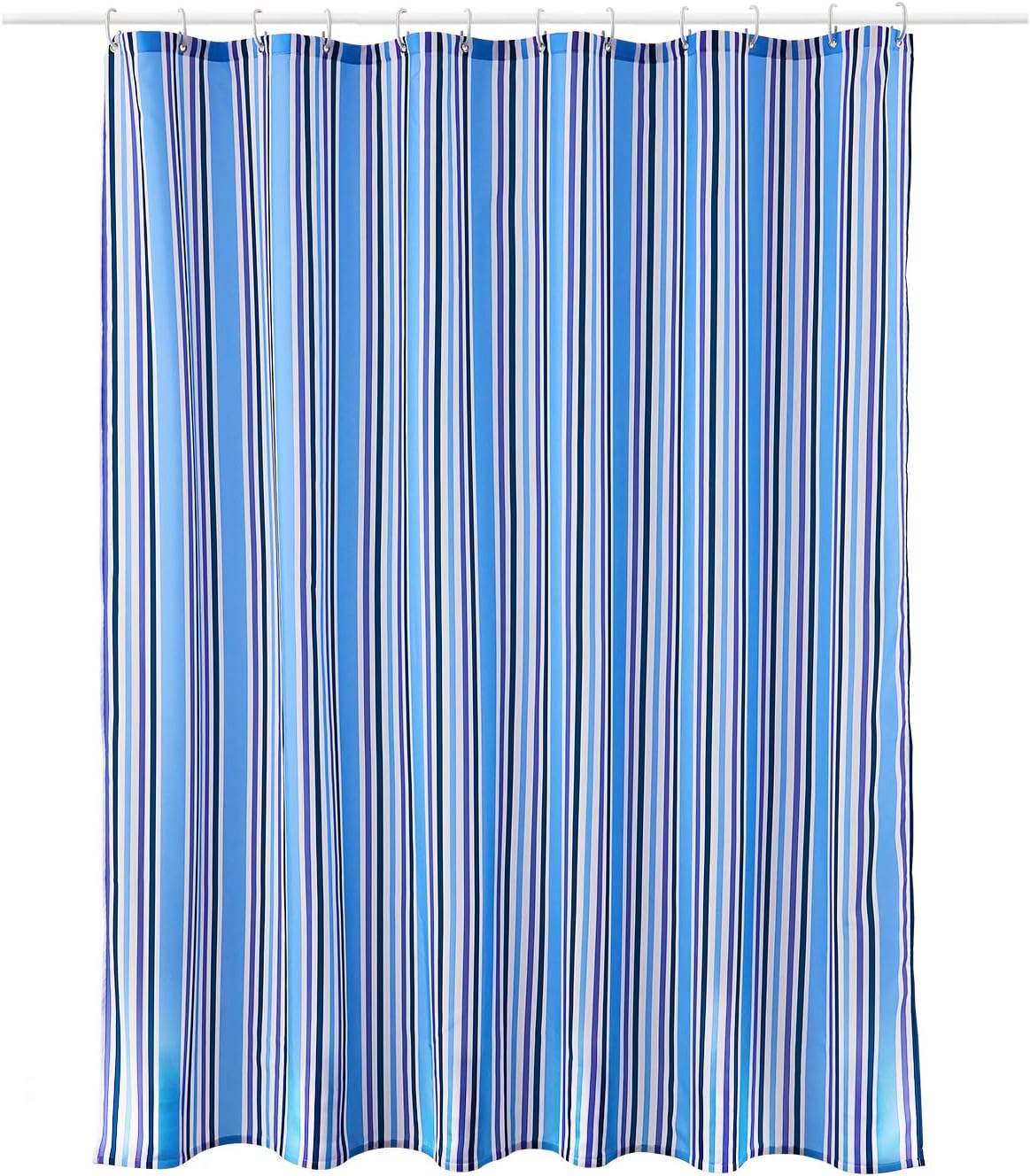 AQUALONA Shower Curtain 100 Polyester Water Repellant, Mildew