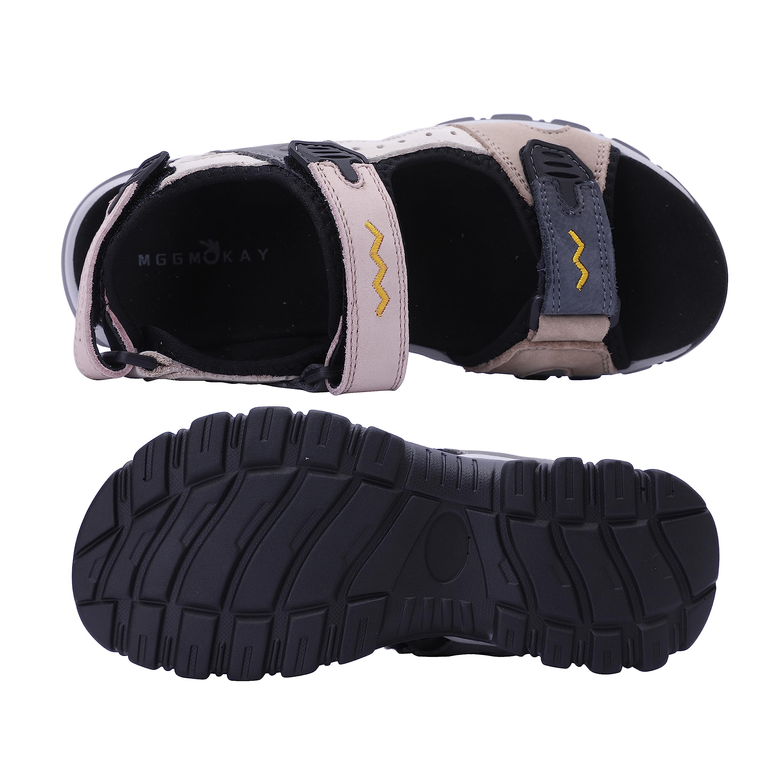 MGGMOKAY Damen Sportliche Sandalen Offene Zehe Wandern Outdoor Sandalen Sport Casual Strand Sandalen