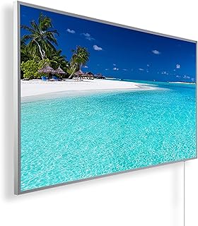 Könighaus Chauffage infrarouge Fern – Chauffage avec image avec TÜV et GS – Plus de 200 photos – Avec thermostat/thermostat intelligent – Nombre de Watts : 300/450/600/800/4368