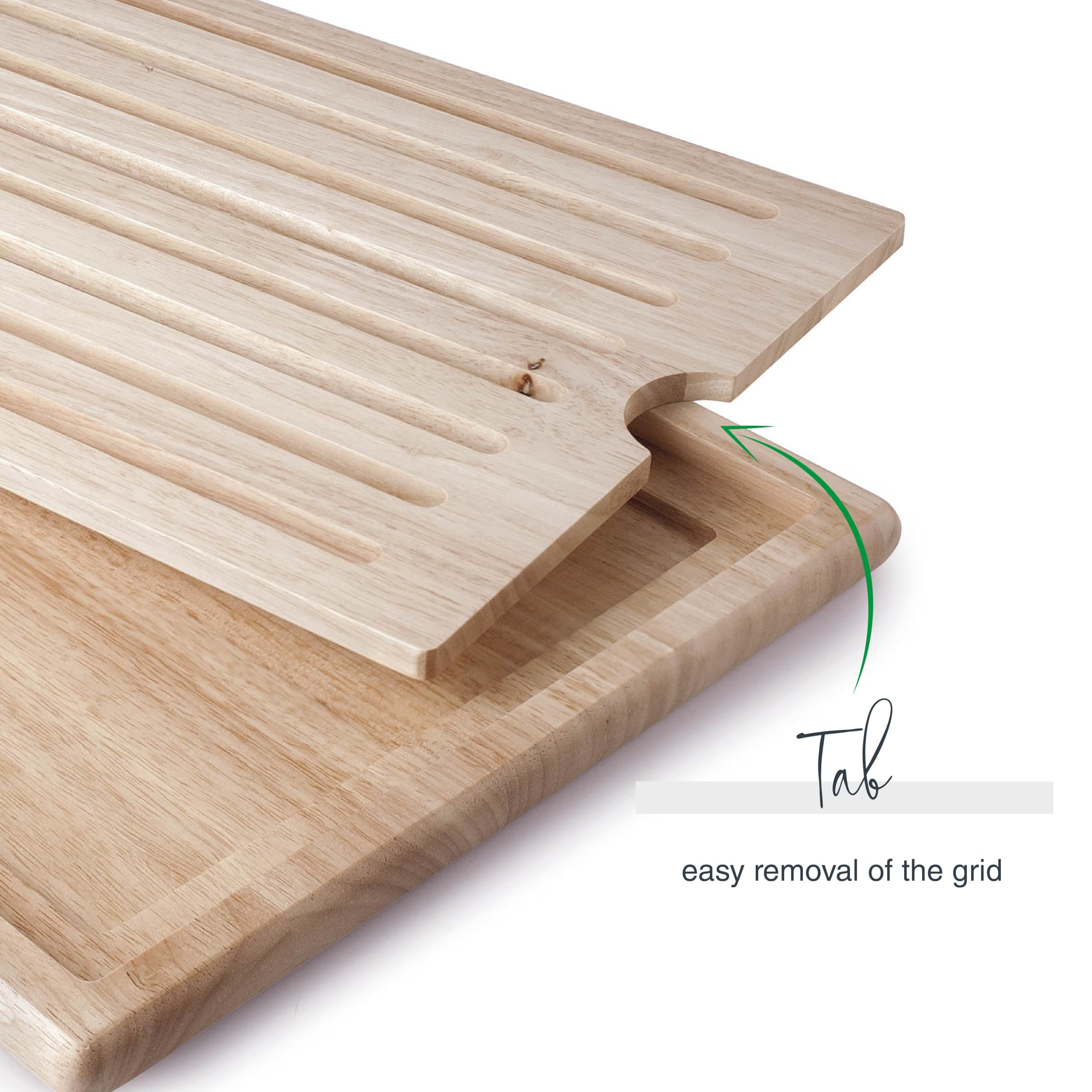 Lacor 60486 - Planche à découper de cuisine, planche à découper à pain | Ustensile professionnel durable; conçu pour un rendement optimal y nettoyage rapide et facile au lave-vaisselle