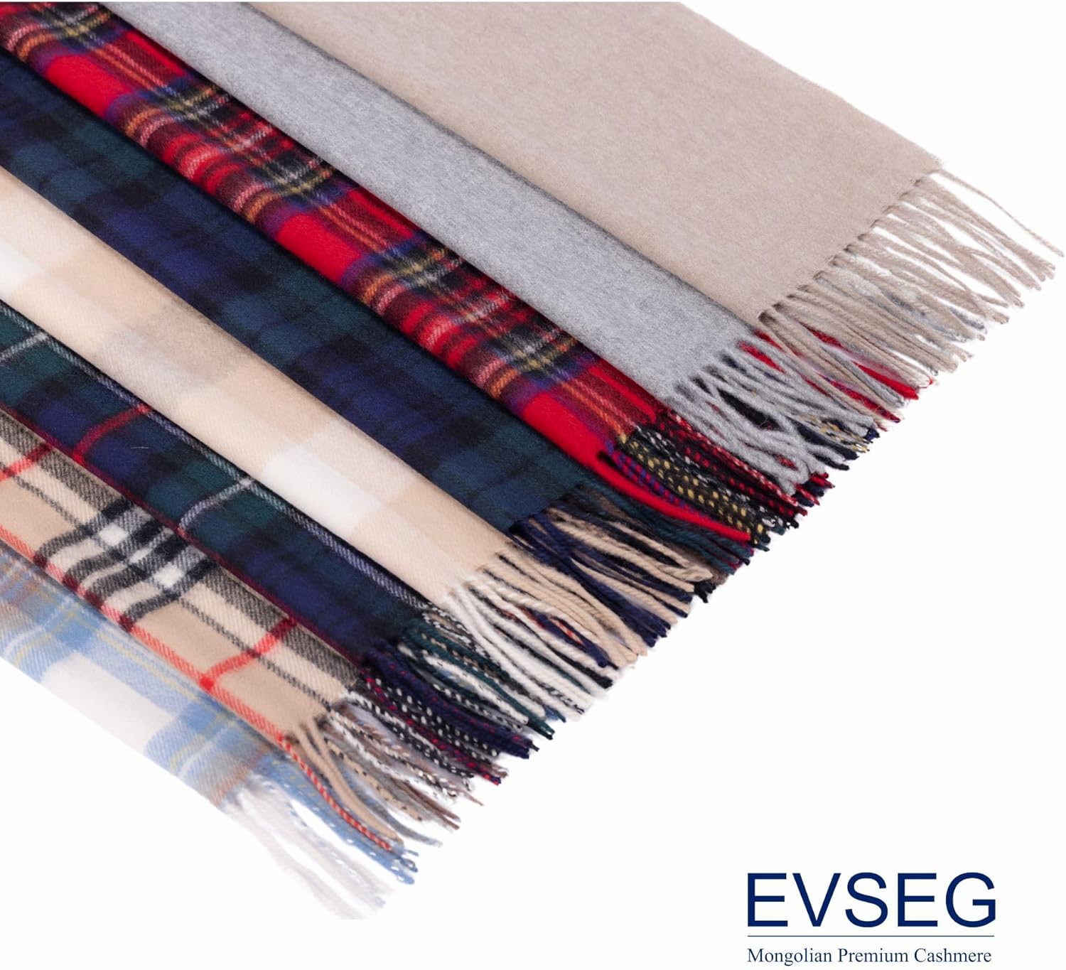 100% Mongolian Cashmere Winter Scarf | Imported Cashmere | Men and Women | 25x170cm