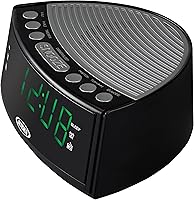 Vista 3 de Jensen JCR-160 JCR-160 AM/FM Digital Dual-Alarm Reloj Radio