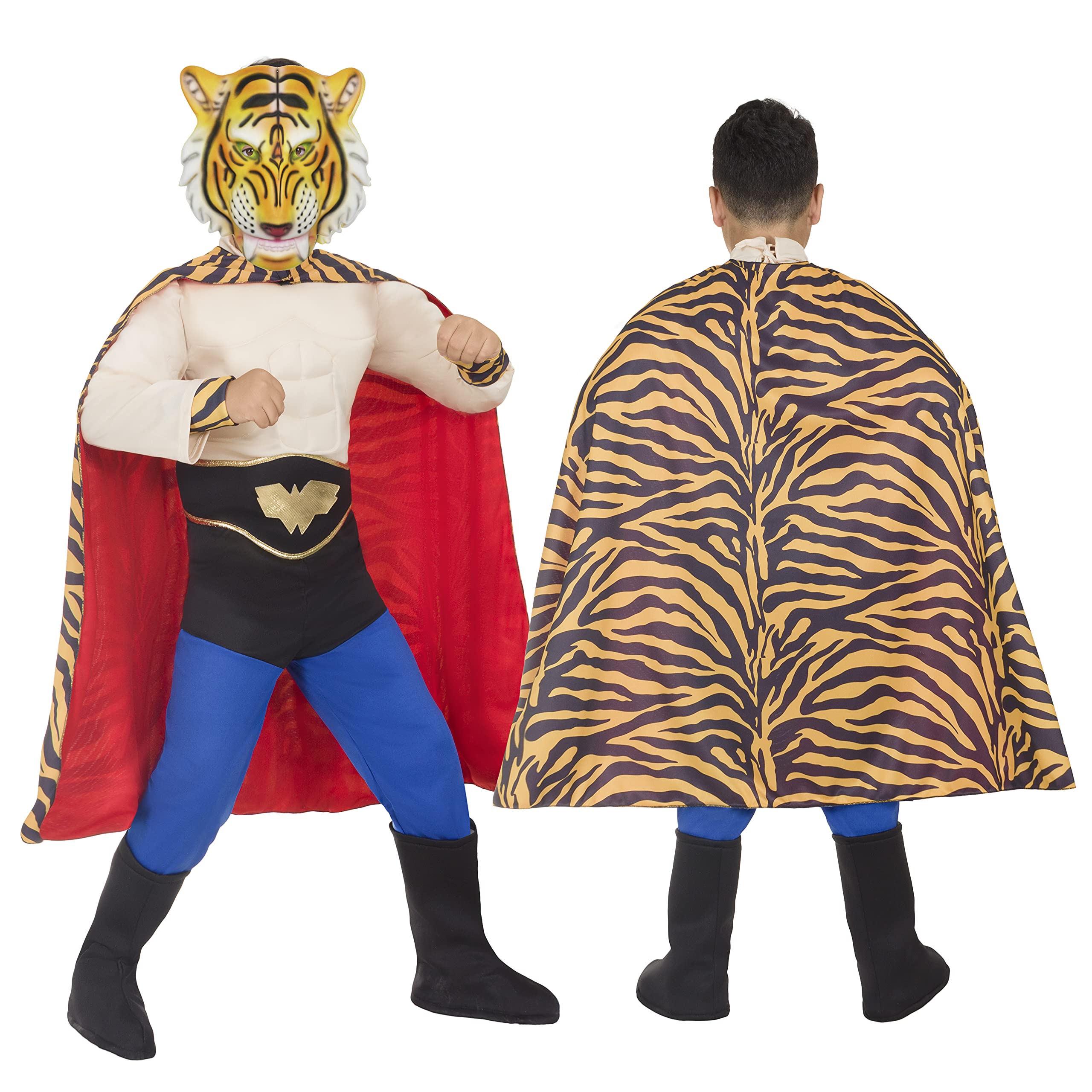 PEGASUS Costume da Tigre con Muscoli Carnevale