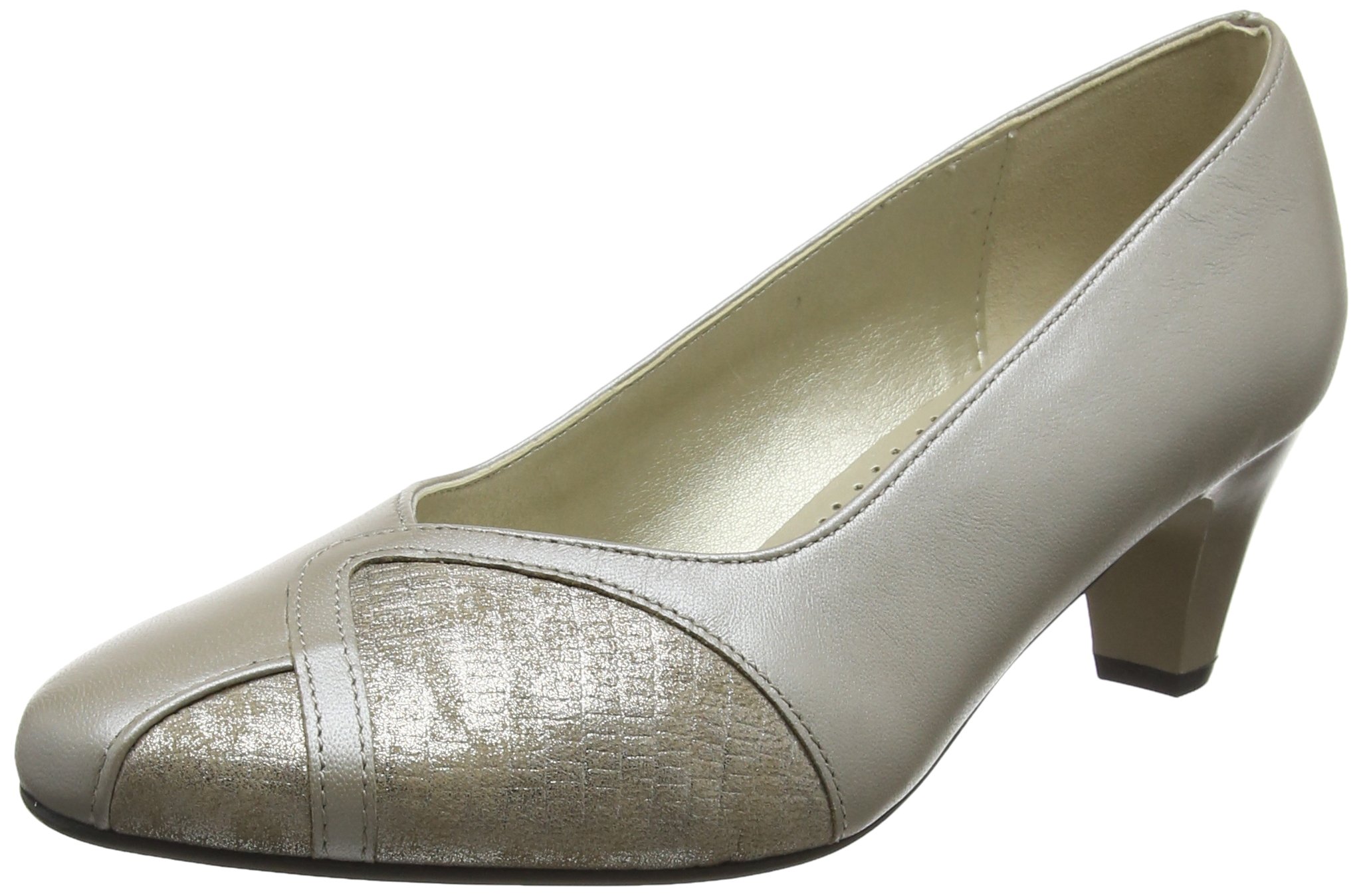 Padders Joanna, Women’s Closed-Toe Heels, Beige (Stone Purple), 6.5 UK (40 EU)
