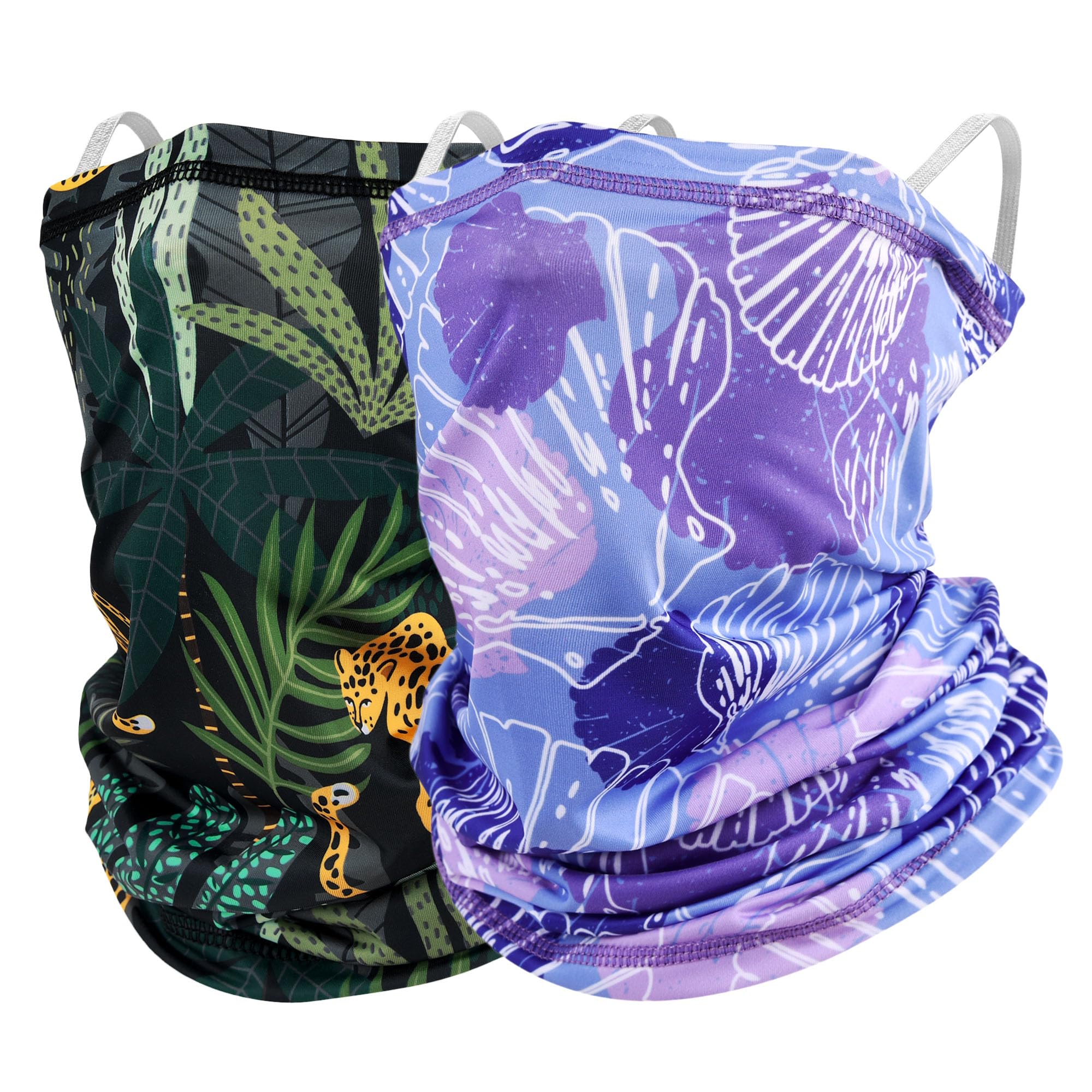 UV Face Mask, Bandana Neck Gaiter Balaclava Summer Cooling Breathable for Cycling Running Fishing Outdoors