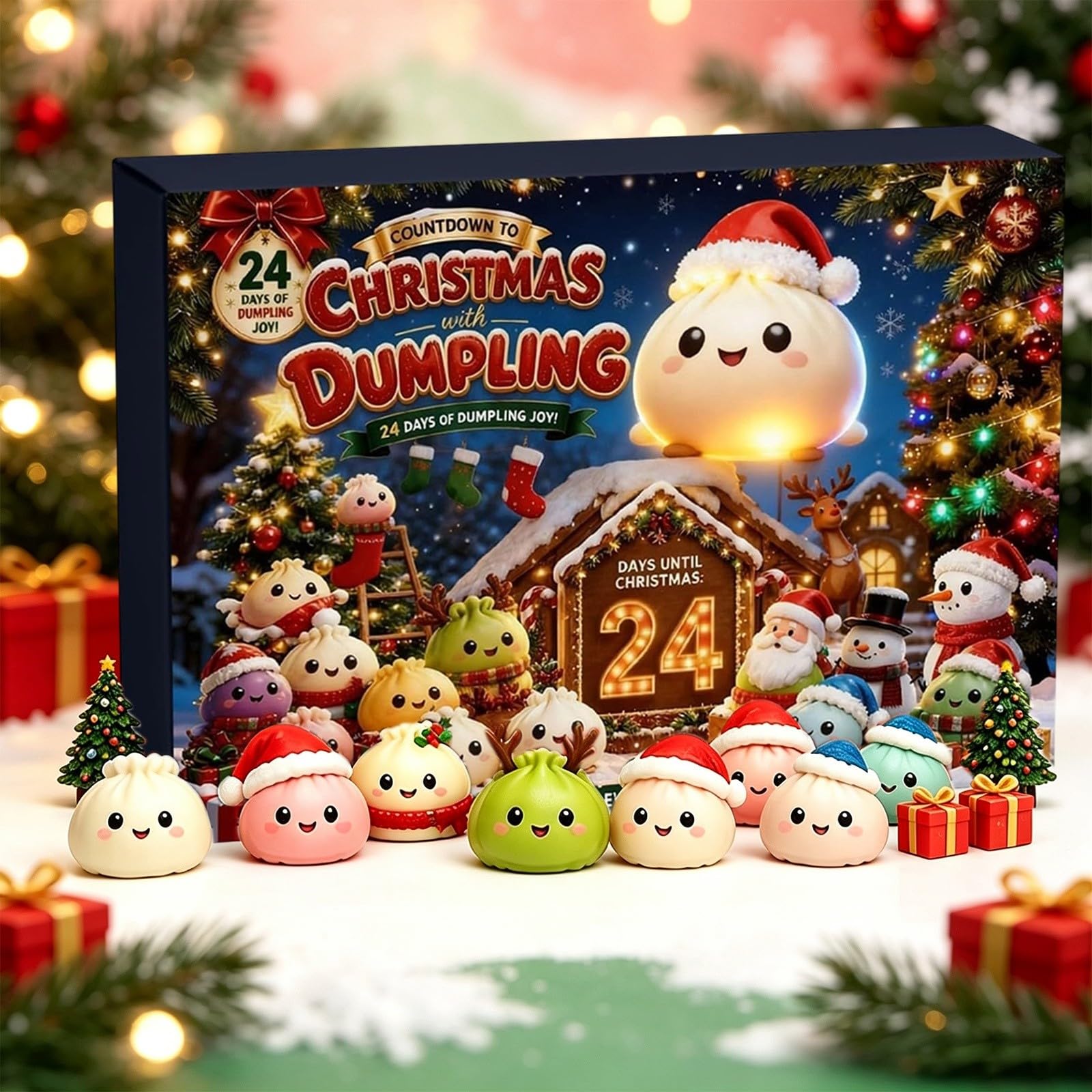 Christmas Dumpling 𝓢𝓺𝓾𝓲𝓼𝓱𝔂 Advent Calendar 2026 24 Days，E