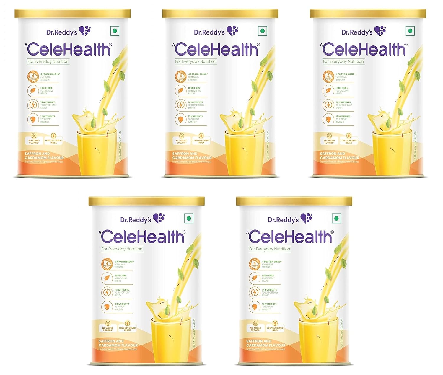 Dr. Reddy’s Celehealth Nutritional Drink, Protein Supplement for Daily Use, Low Glycemic Index