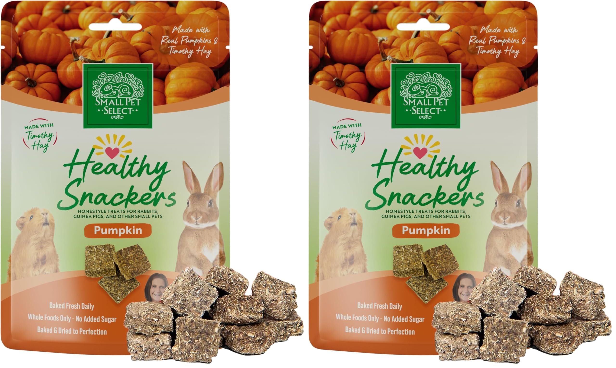 Small Pet Select - Healthy Snackers - Pumpkin (Pack of 2)