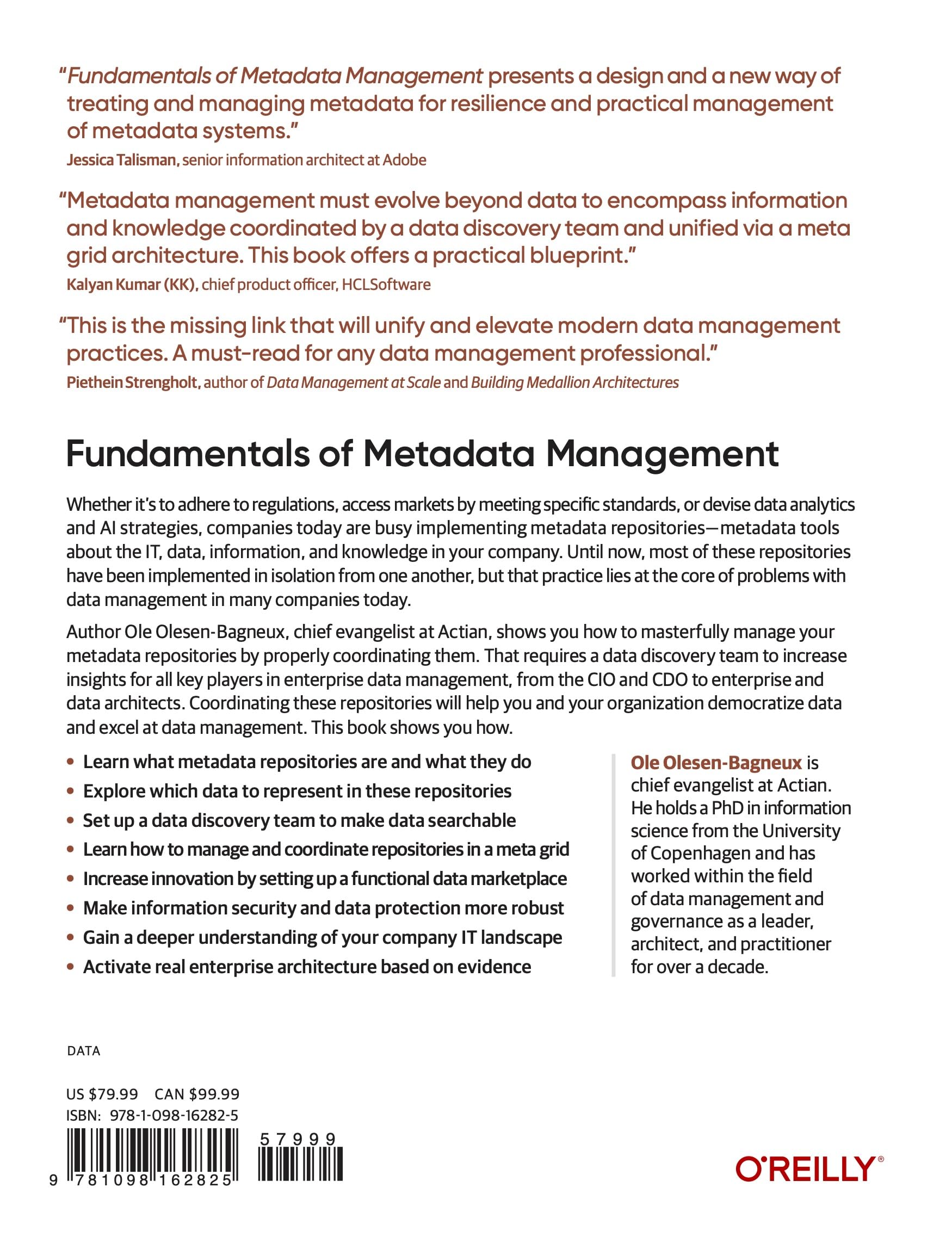 Fundamentals of Metadata Management: Uncover the Meta Grid and Unlock IT, Data, Information, and Knowledge Management