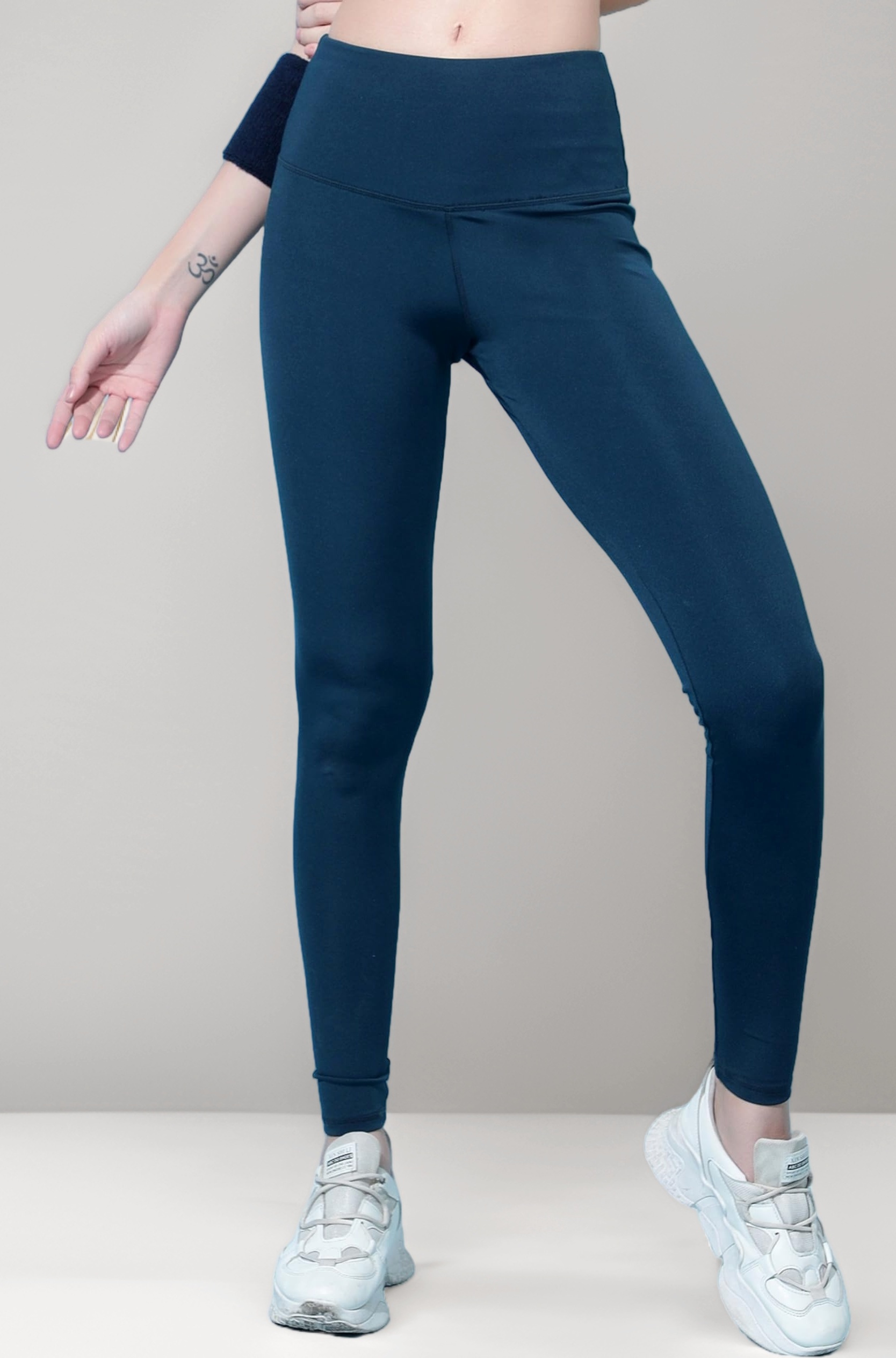 Active Wear Tights, Leggings for Women | Squat Proof | Buttery Soft Fabric | Non-Transparent | Ankle Length | Zipper Pocket
