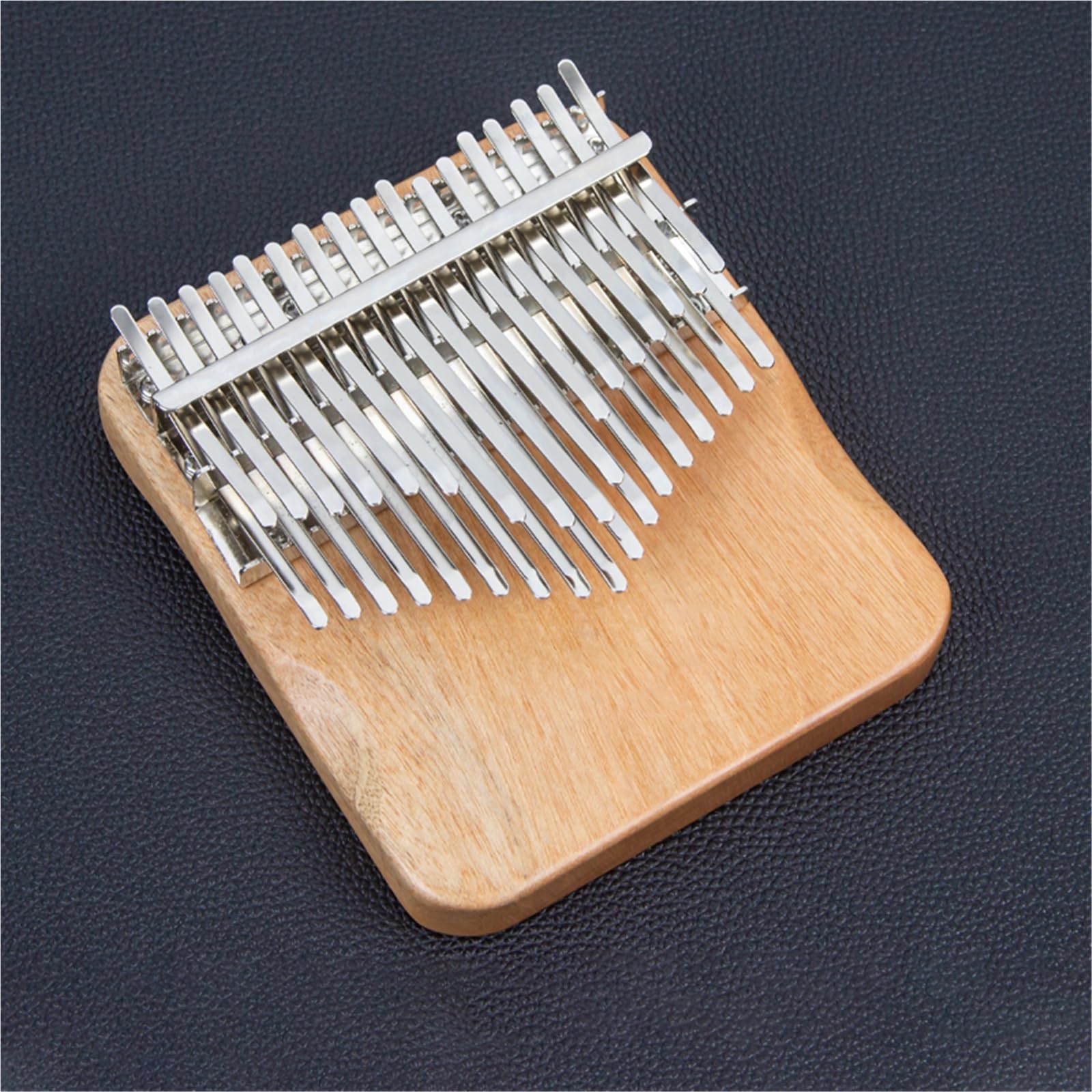 34-Note Black Walnut Kalimba 34-Key-Mahagoni-Daumen Klavier Mit Accessoires Fingerklaviere(Mahogany)