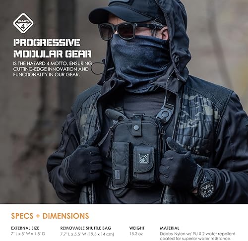 Miniatura 6 de Hazard 4 R mochila-arnés Covert Escape RGTM para linterna herramientas cámara o GPS para hacer ciclismo