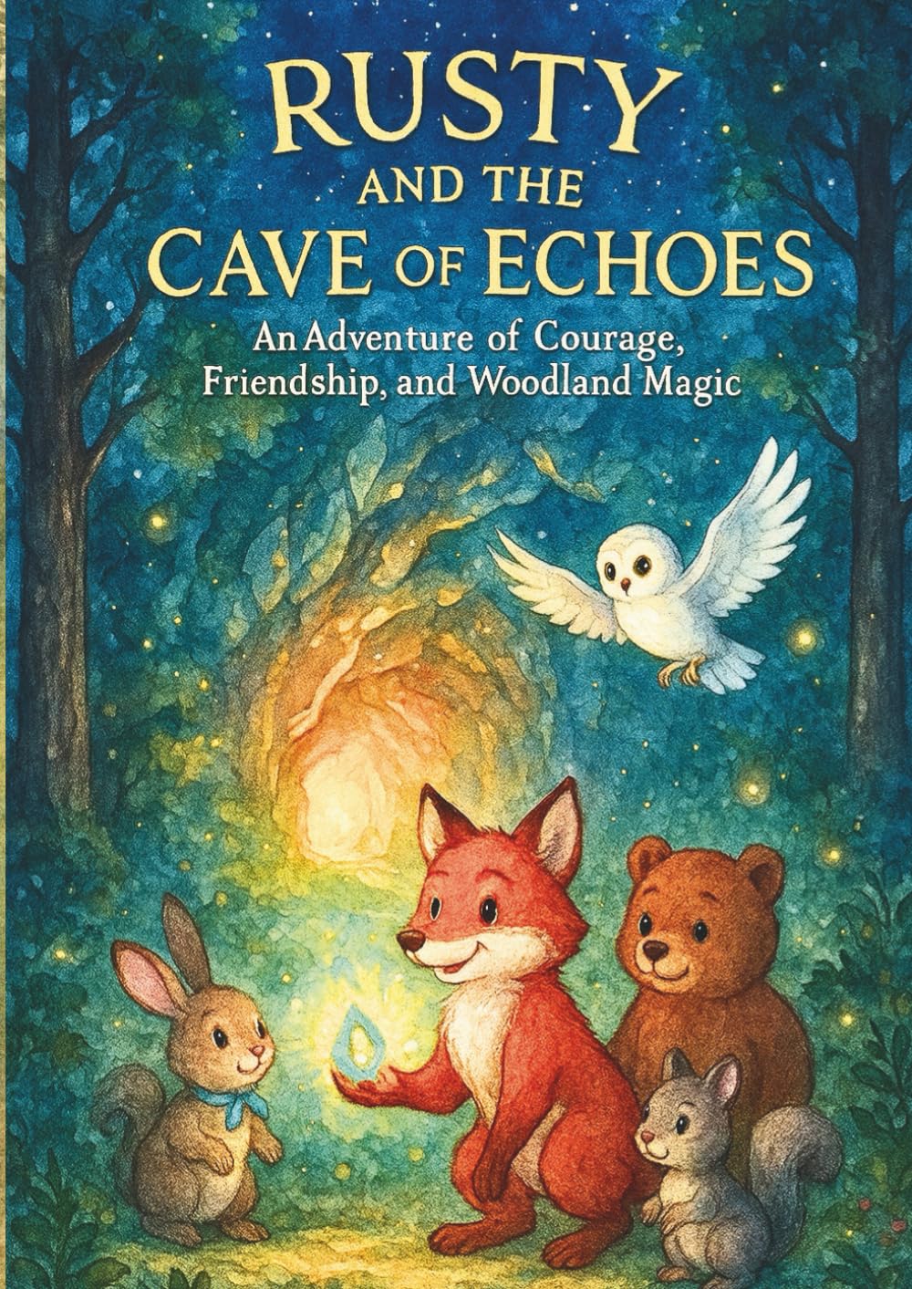 Rusty and the Cave of Echoes | For Ages 4-12|: A Woodland Adventure of Courage, Friendship, and Magic |BedTime Stories | (Woodland Friends)