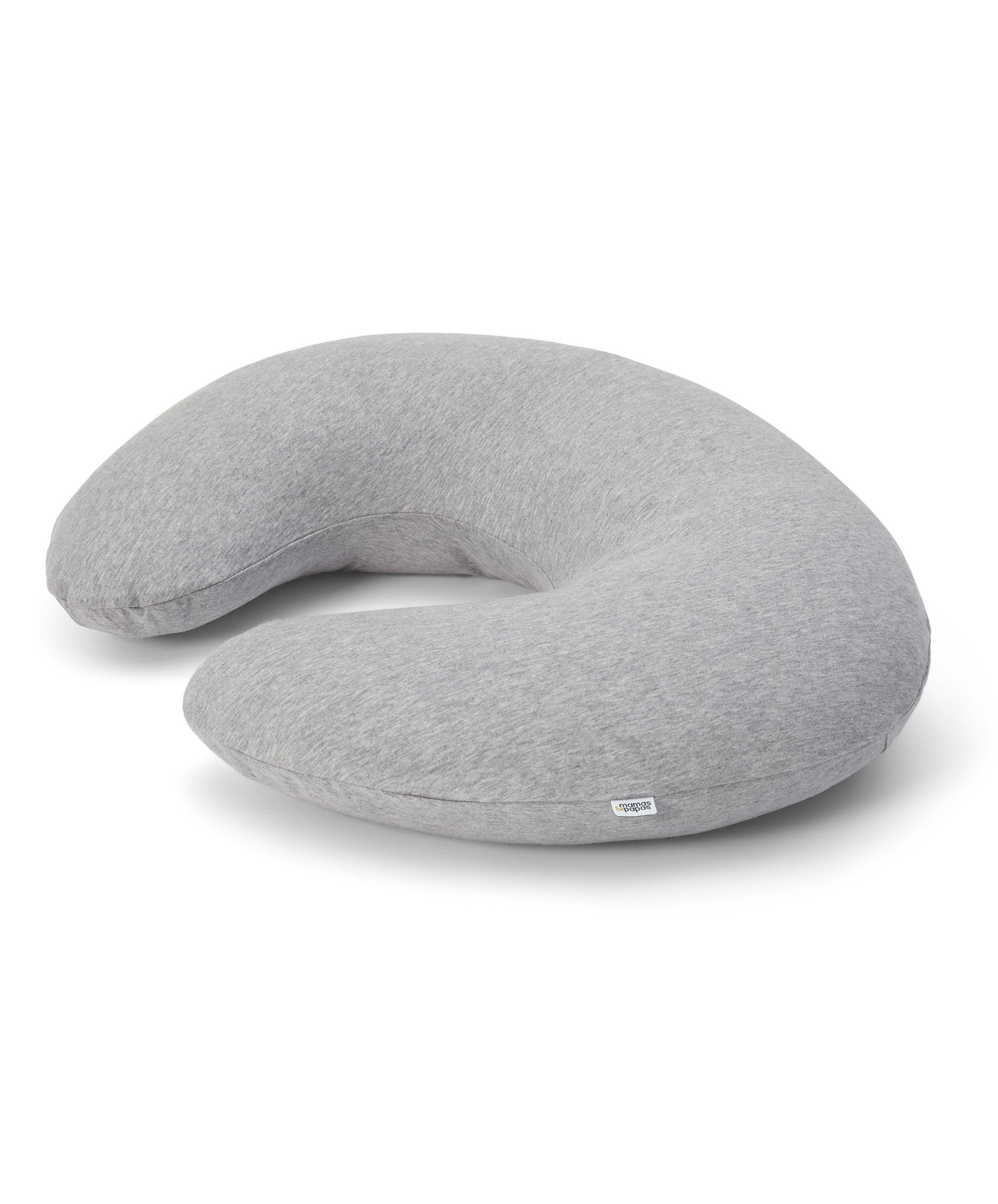 Mamas & Papas Pregnancy Nursing Pillow, Baby Feeding, Support - Grey Marl