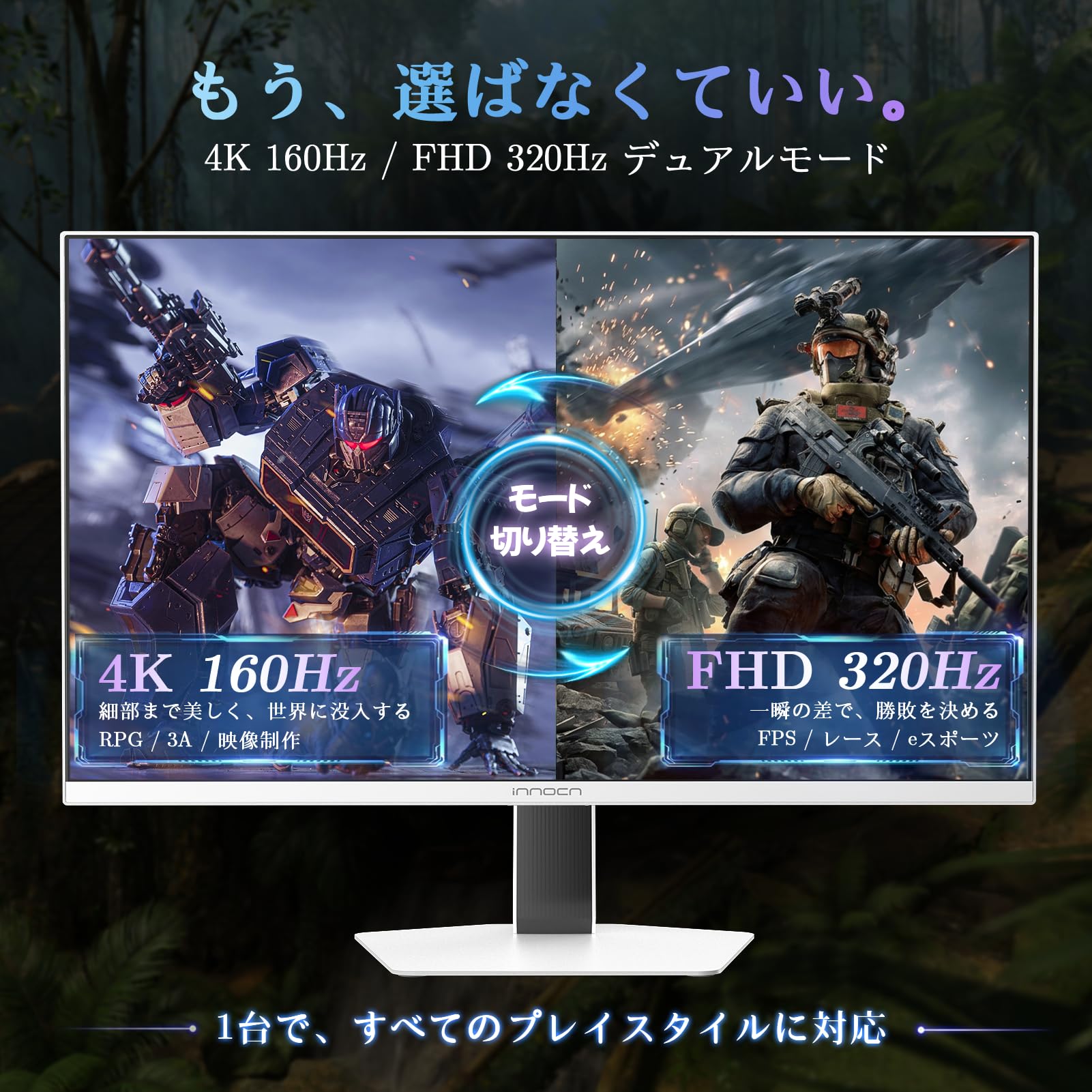 Amazon.co.jp: INNOCN GA32V1M MAX 32インチ 4K ゲーミングモニター QD