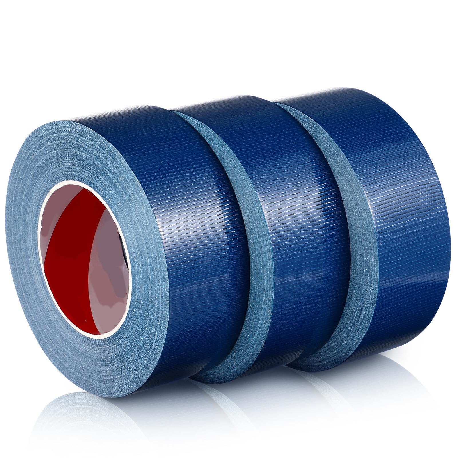 BESPORTBLE 3 Rouleaux Ruban Adhésif de Canalisation Bleu, 50mm X 5m,