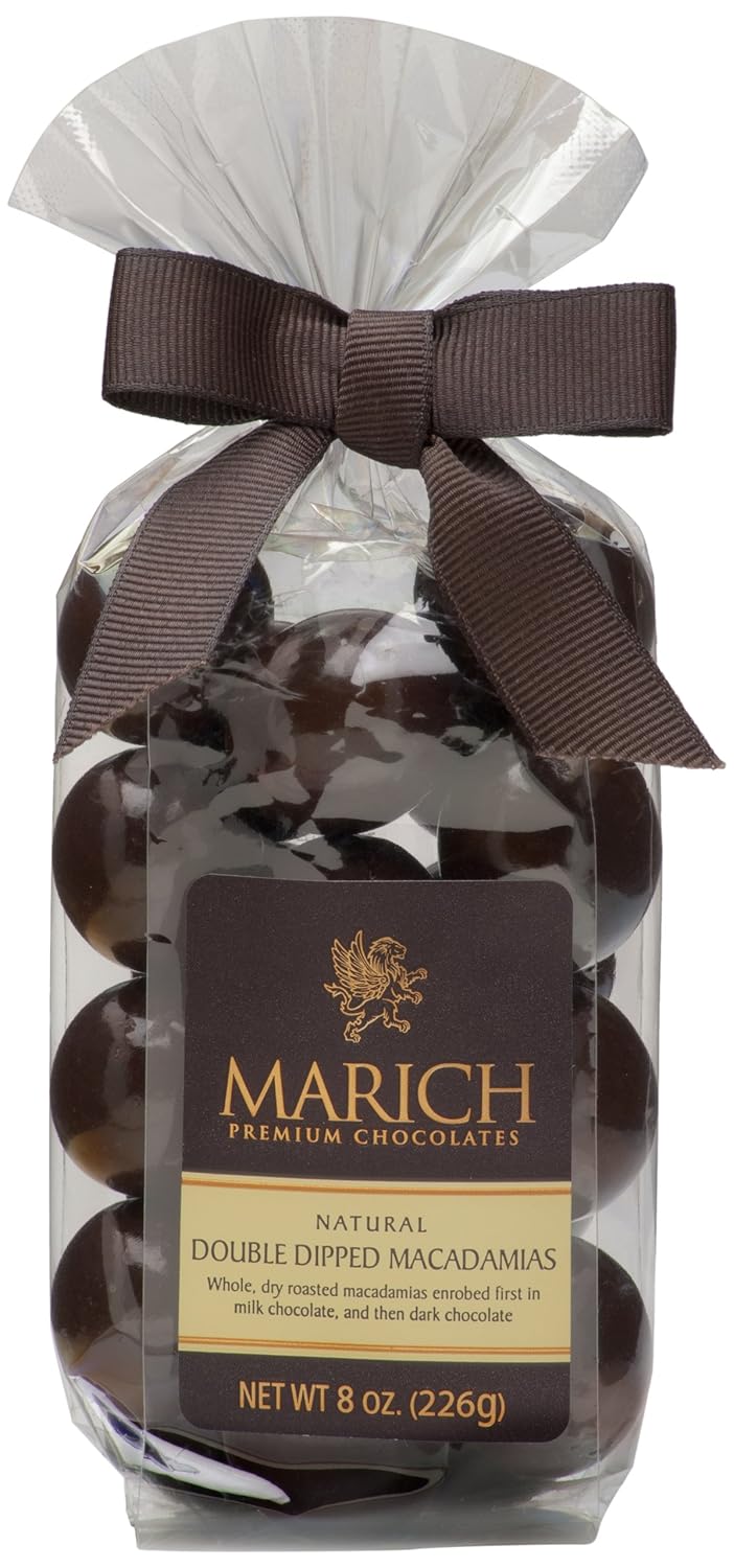 Perfectly Nuts Double Dipped Macadamias, 8Ounces (Pack of