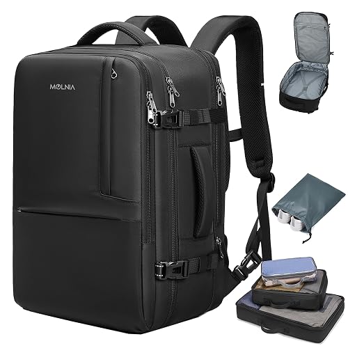 MOLNIA 50L Expandable Travel Backpack