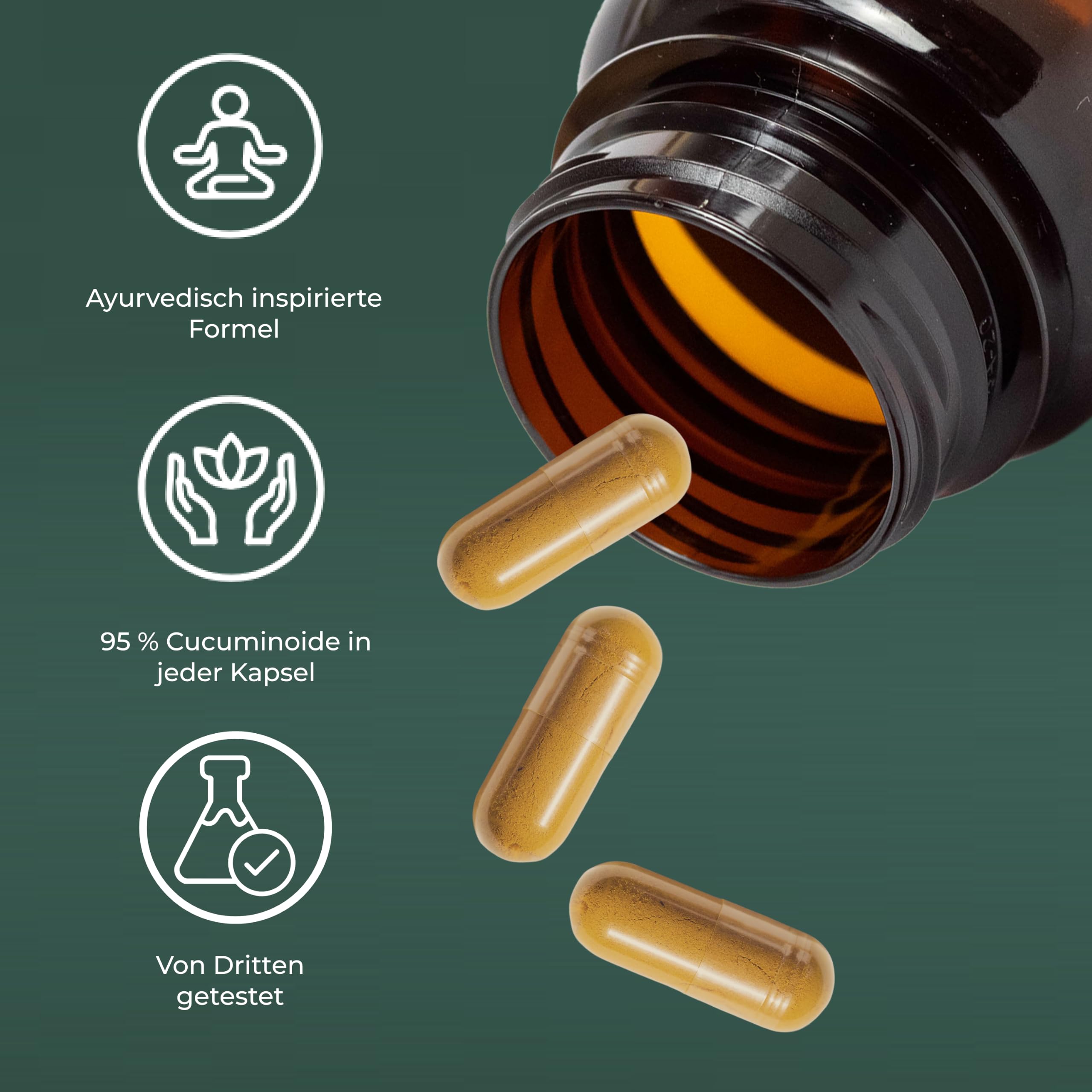Primal Curcuma Proactive – Taglisches Supplement, glutenfrei, vegan