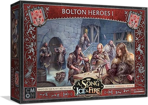 Juego de caja de héroes Bolton Heroes I en miniatura de una canción de hielo y fuego, juego de estrategia para adultos, a partir de 14 años, 2
