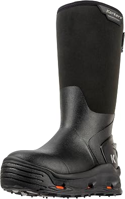 Korkers Mens Neo Arctic Rubber Boots - Includes Interchangeable All Terrain Sole