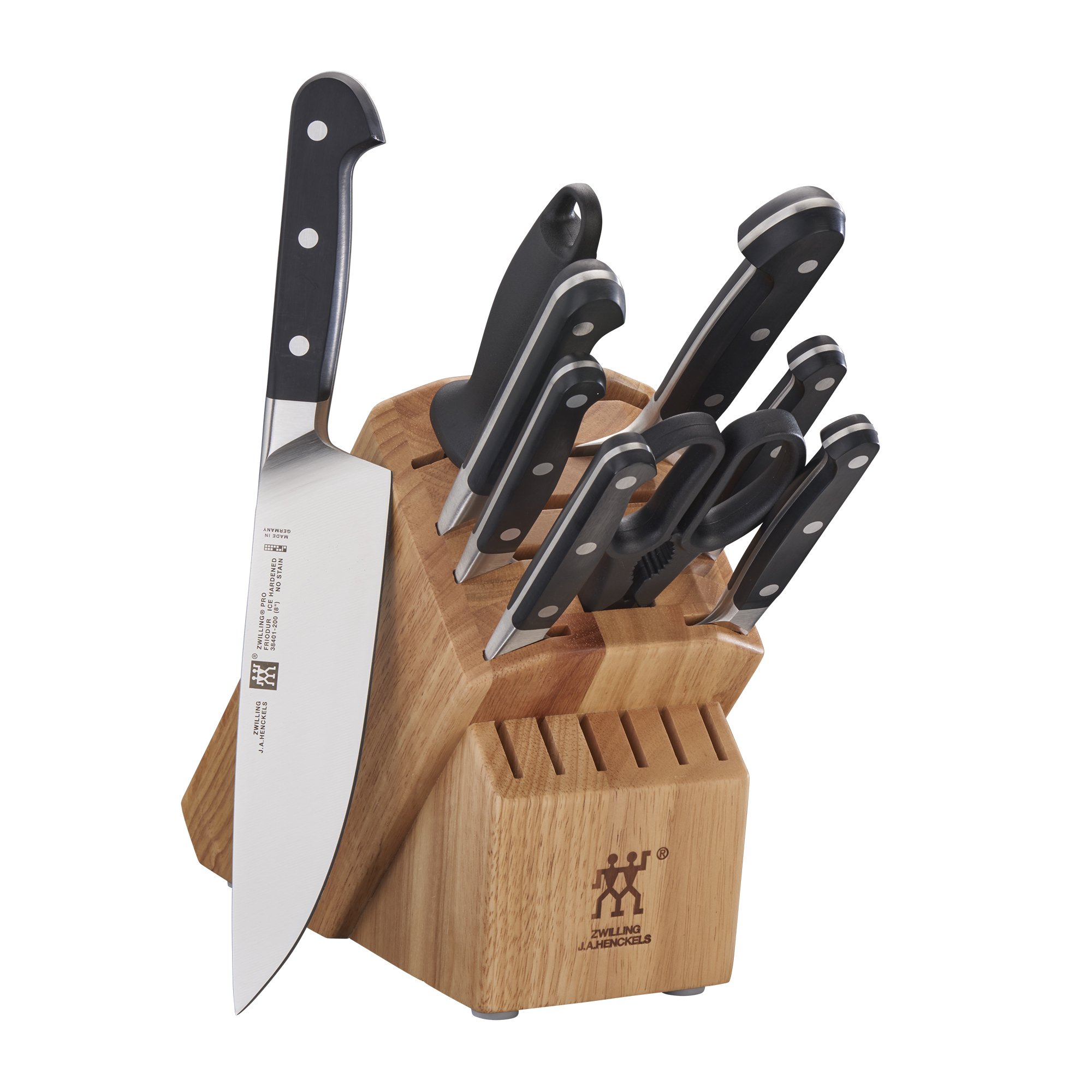 Amazon.com: ZWILLING Pro 10-pc Knife Block Set - Black: Home & Kitchen