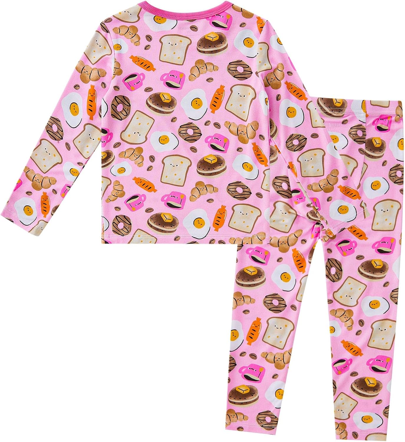 pureborn Baby Toddler Kids Viscose from Bamboo Pajamas Set Pjs 2pcs 18M-8Y - Image 3