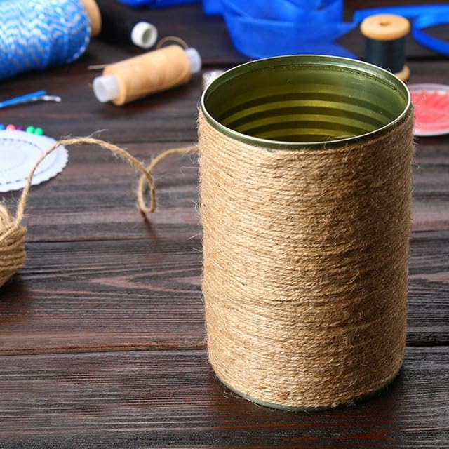 Foto 5 de 5 de Sisal Natural para Rascar, Sisal Natural, Repuesto para Árbol Rascador Gatos, 4 Mm/6 Mm Diámetro, 10/30/50 M