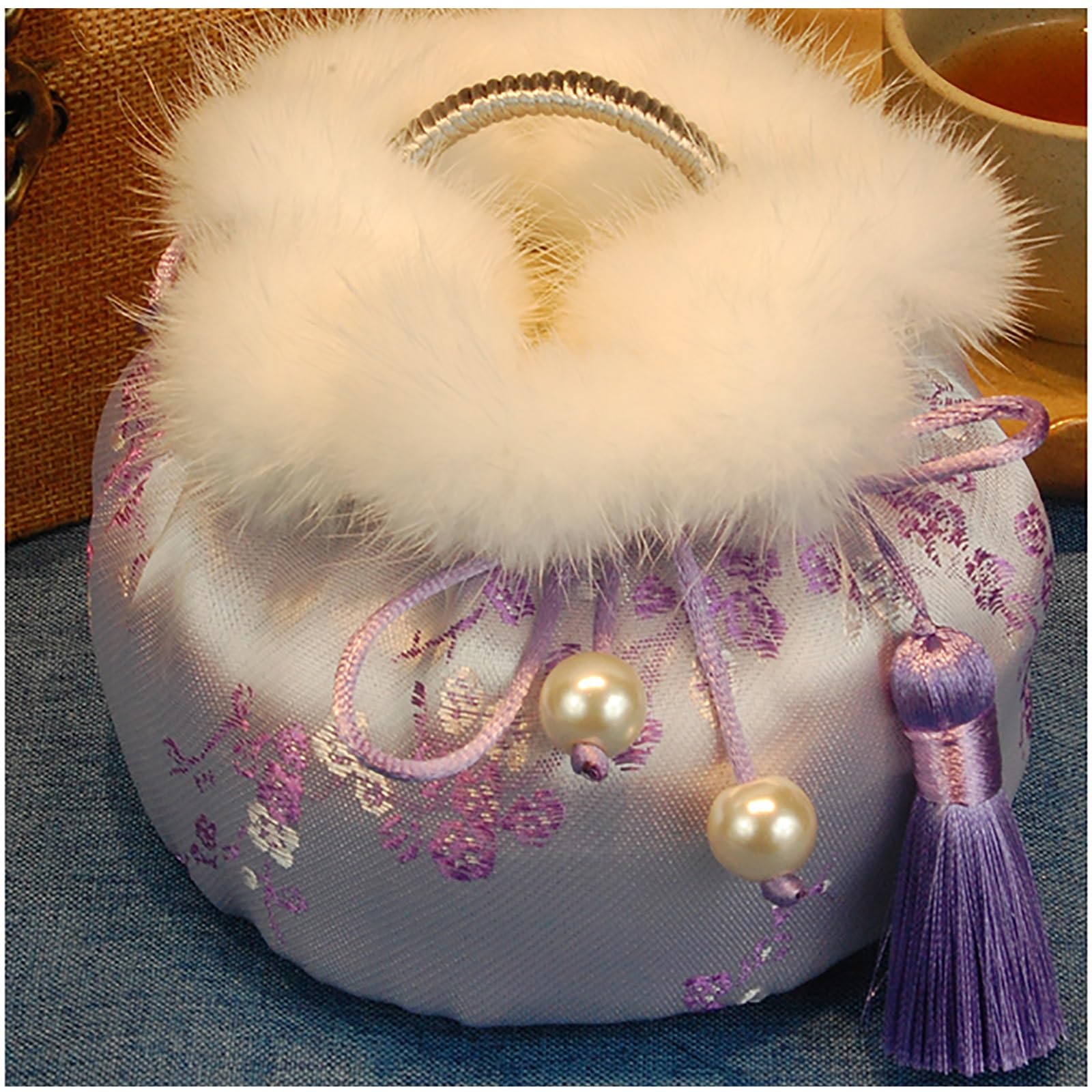 Bolsa de agua caliente de metal con tapa for calentar las manos, for calambres y aliviar el dolor, gran capacidad, for hombres y mujeres, sin olor, con inyección de agua.(Purple 1)
