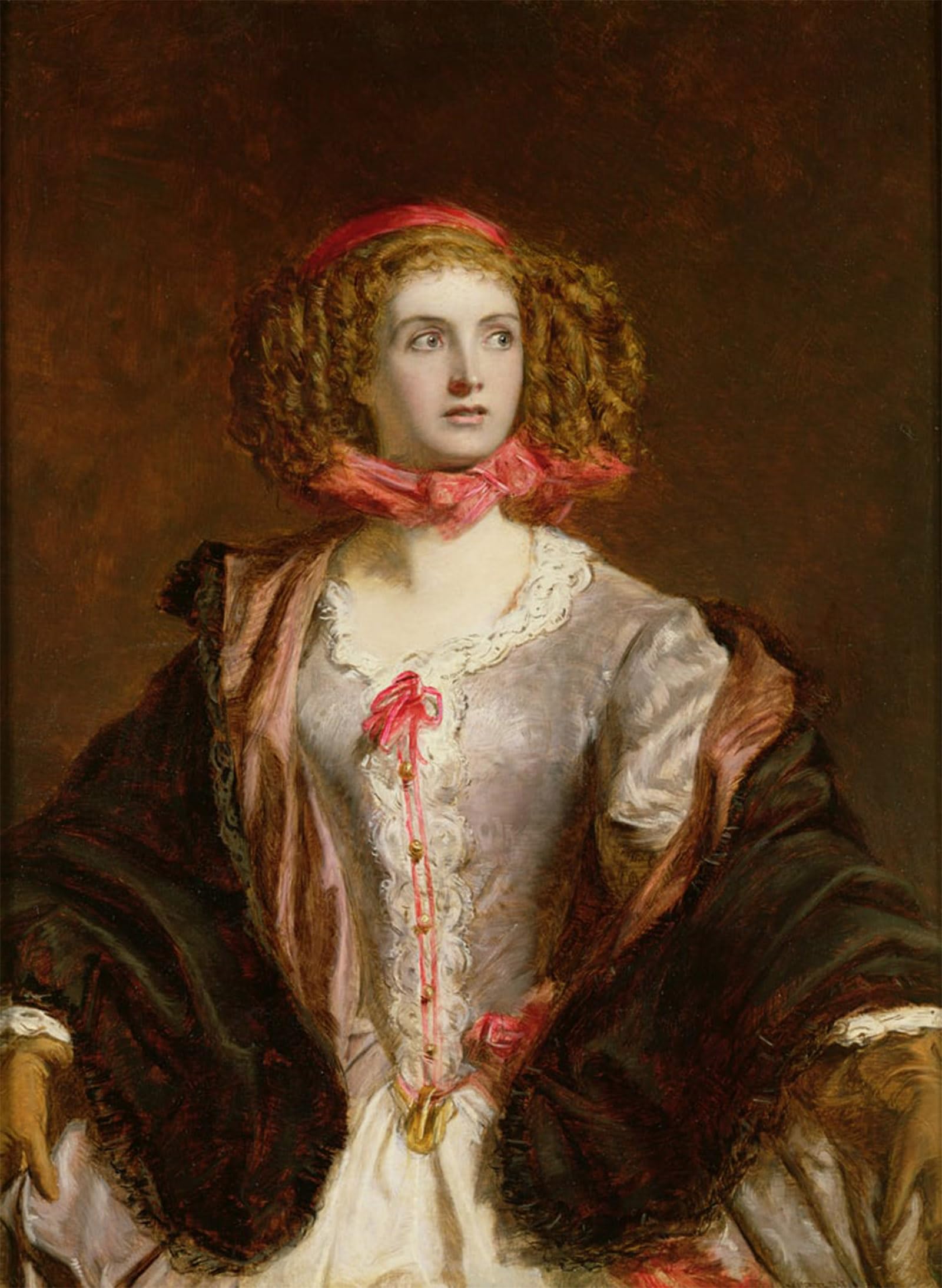 SERENDIPITP Abstract Painting Mural Print Picture Wall Decor Painting La Coranto by William Powell Frith Vintage Wall Artwork for Home Decor 60x90cm