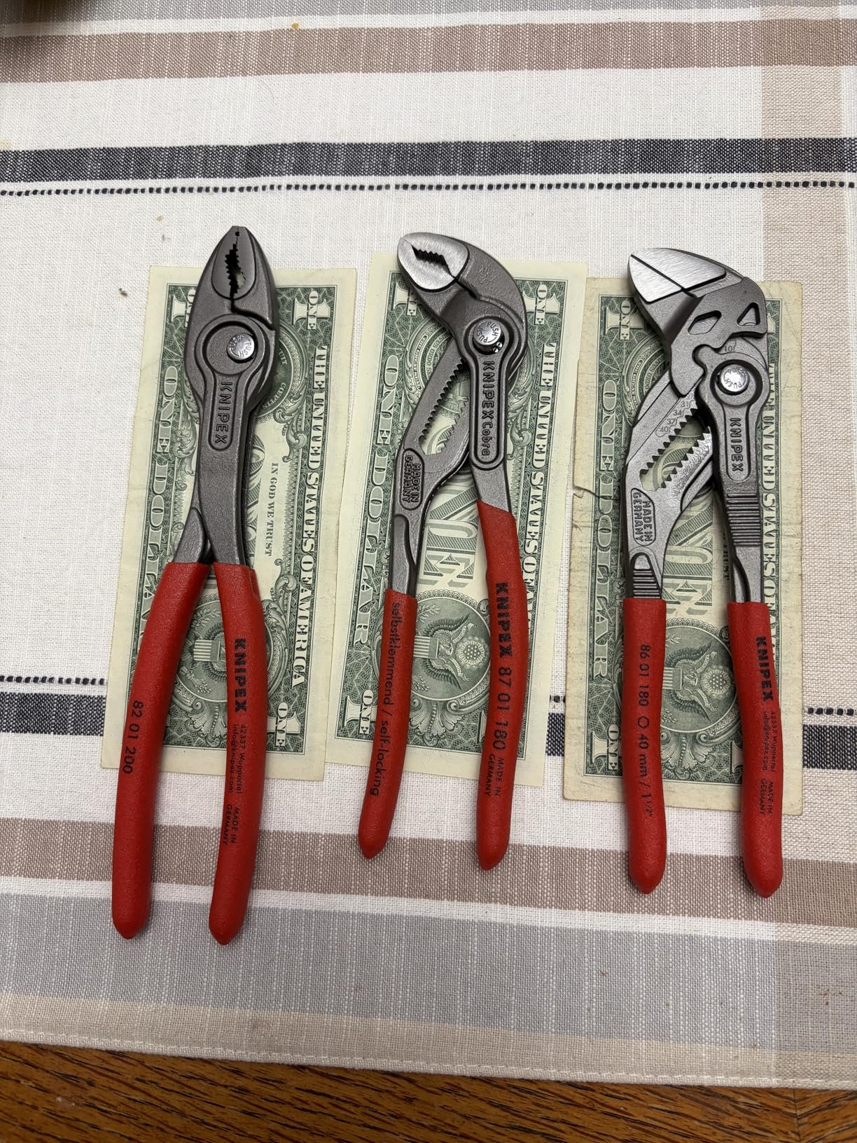 KNIPEX Tools 9K 00 80 156 US 3 Pc Top Selling Pliers Set photo review
