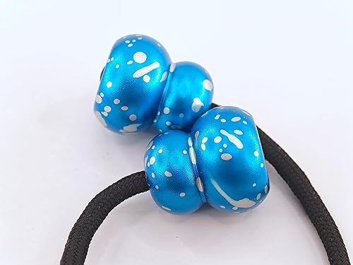 Miniatura 9 de Begleri - Cuentas para inquietud con forma de giro y golpes, hechas de aleación de aluminio, para hombres, mujeres, jóvenes, jugadores de habilidad,