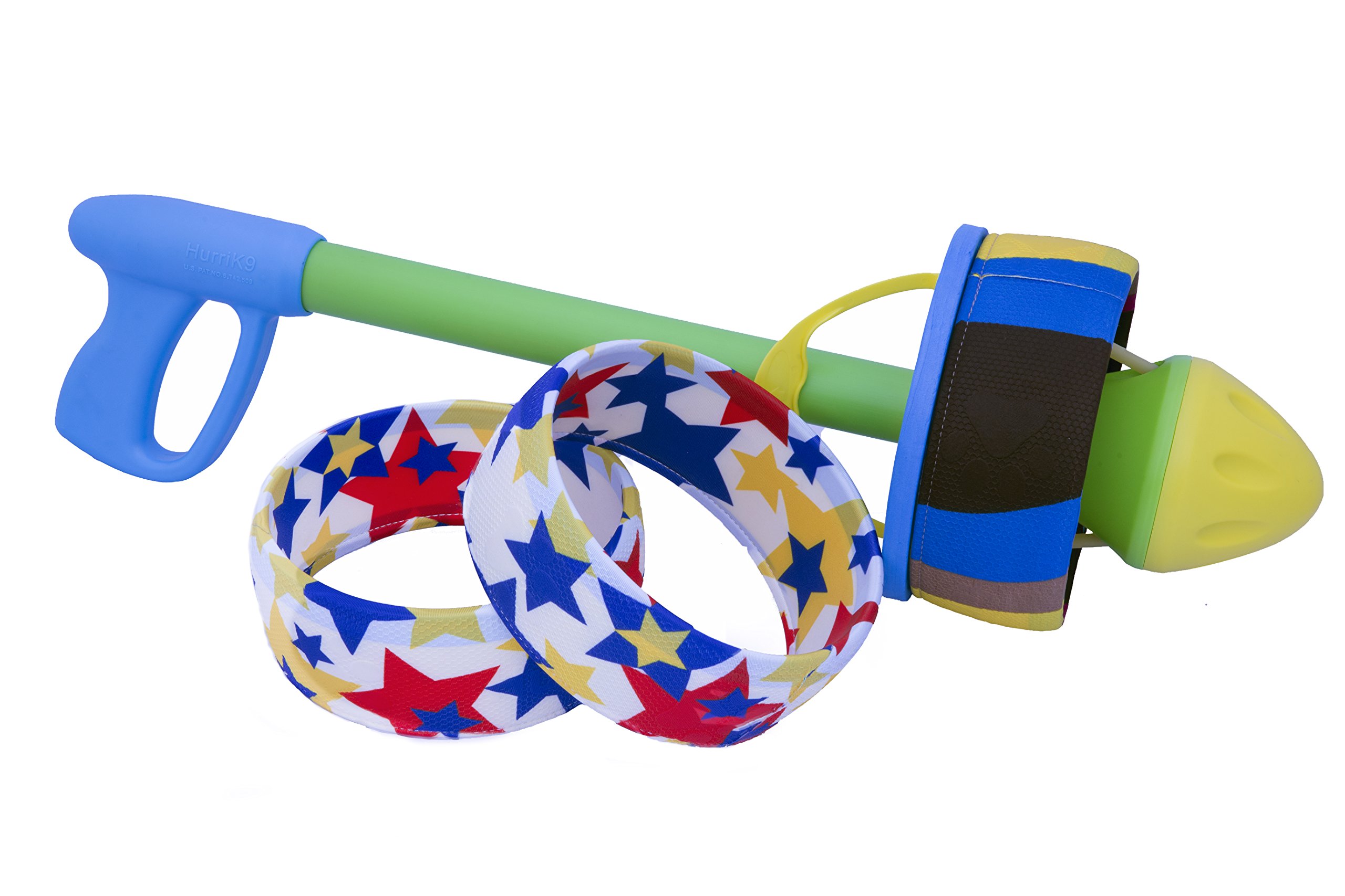 100 Foot Flying Ring Launcher For Dogs Starter Pack Extra