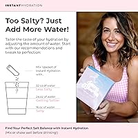 Vista 6 de Instant Hydration Paquetes de electrolitos en polvo – Mezcla de bebida sabor Algodón de Azúcar – Cero azúcar – Keto, vegano, sin gluten, sin OMG