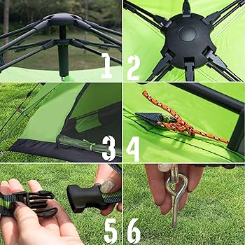 Amazon | YACONE ワンタッチテント テント 3～4人用 ワンタッチ