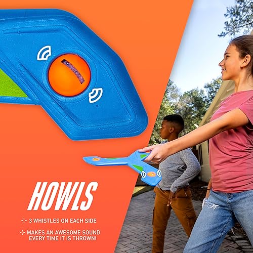 Miniatura 4 de Franklin Sports NERF - Juguete para niños Boomerang-Slingerang suave de espuma NERF para niños, gran regalo al aire libre para niños y niñas,