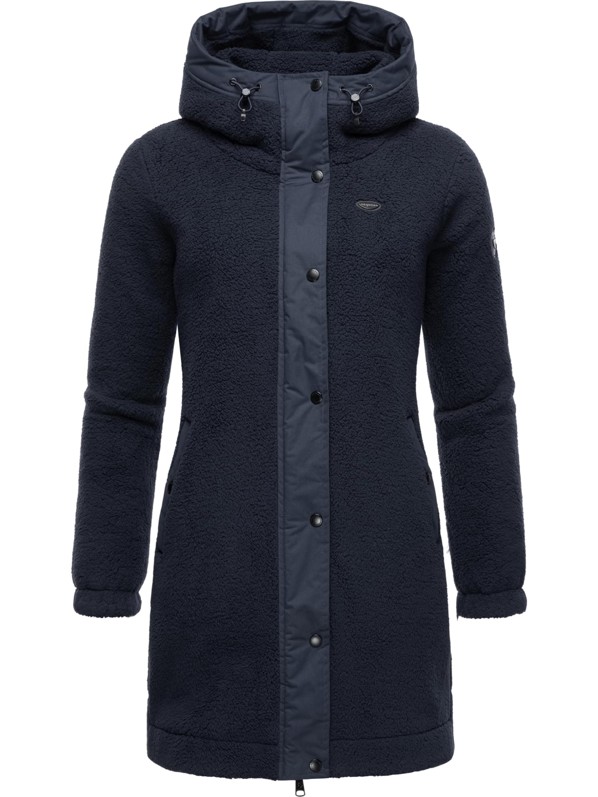 Ragwear Women's Navy24 Cousy Fleece Jacket Short Teddy Fleece Jacket Warm With Hood Xs - 6XL, S