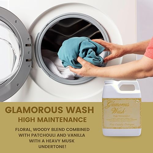 Miniatura 2 de Worldwide Nutrition Paquete, 2 artículos Tyler Glamorous Wash Detergente líquido de alto mantenimiento con aroma fino para ropa - Contenedor de