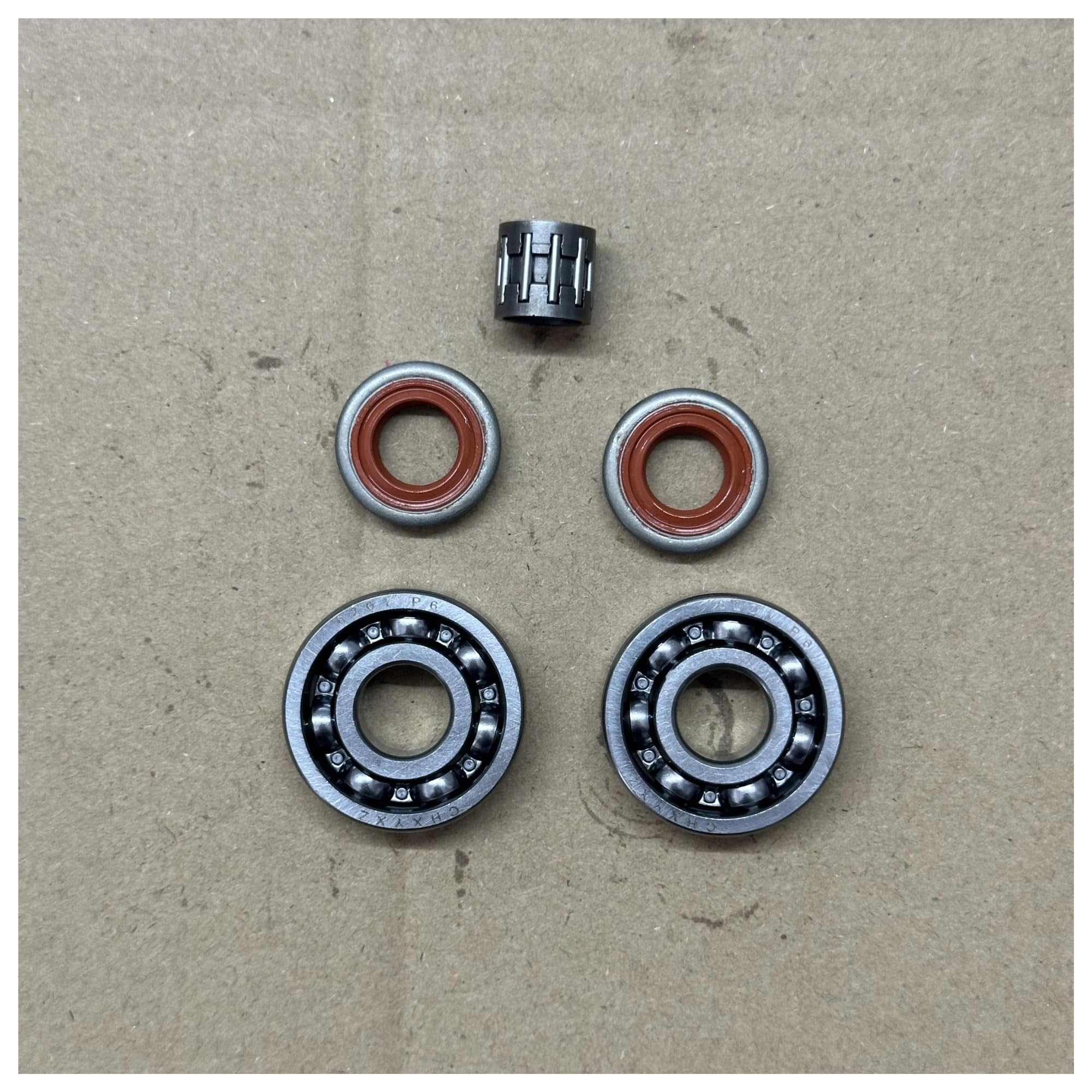 Adatto for decespugliatore STIHL FS400 FR450 FS450 FS480 40 mm 42 mm 44 mm Albero motore Pistone Cuscinetto a sfere Paraolio Set completo di guarnizioni(40mm FS400 Set)