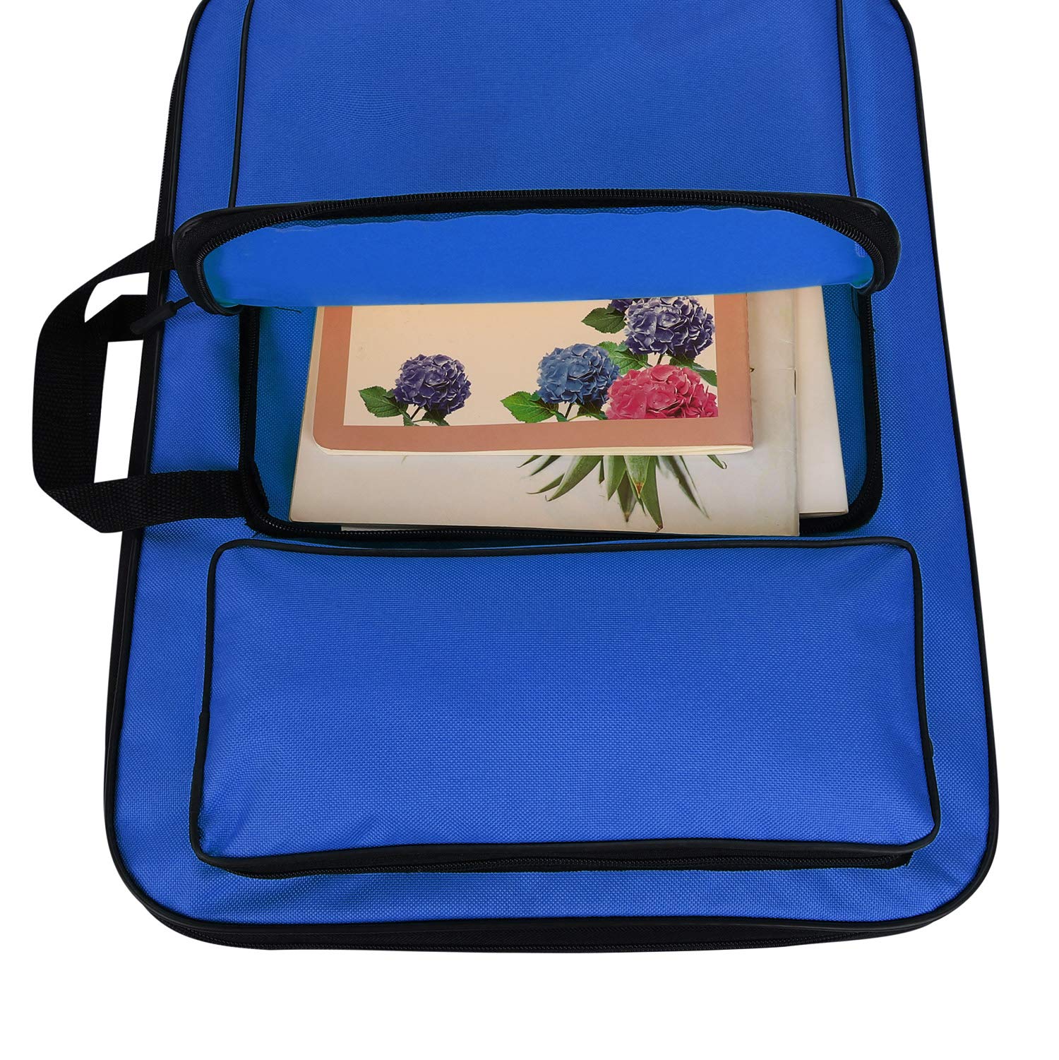 Portfolio Portatile Per Bambini Formato A3 – Borsa Da Disegno Impermeabile In Tessuto Oxford, A Tracolla O Zaino, Per Pittura E Scuola - 4