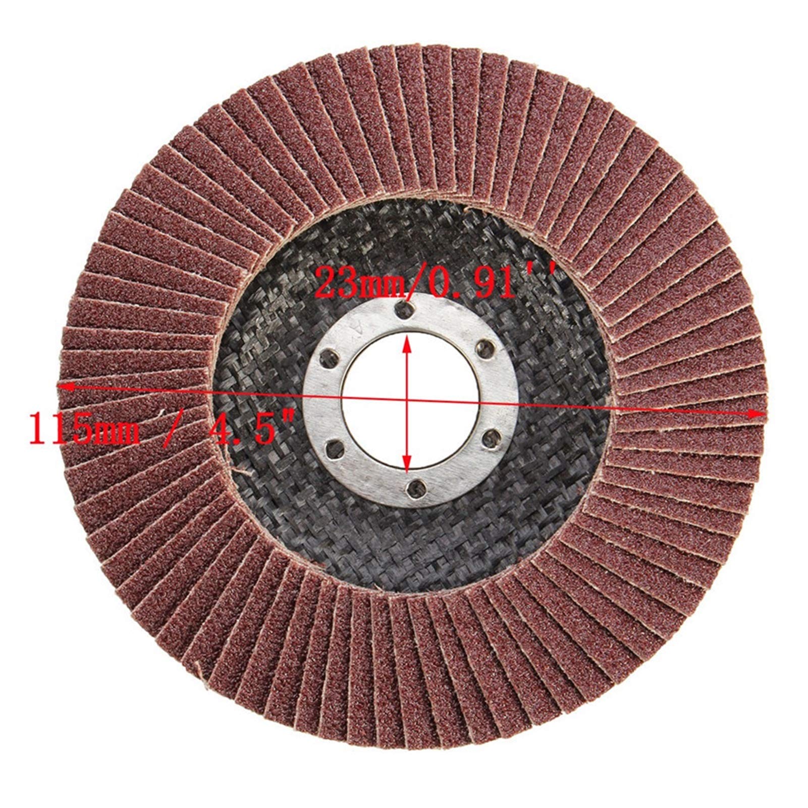 Tarcze listkowe, tarcza szlifierska, 15 sztuk/zestaw profesjonalne tarcze listkowe 115mm 4,5 cala tarcze szlifierskie 40/60/80 ściernice ścierne ostrza do szlifierki kątowej